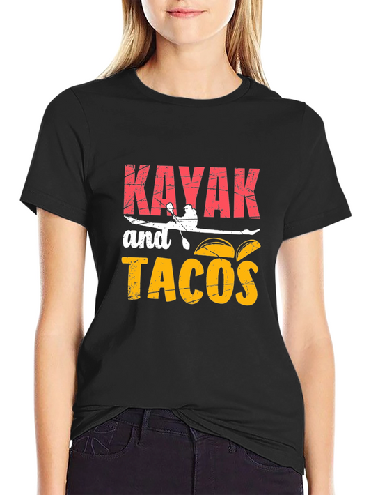 Kayak and Tacos Graphic T-Shirt