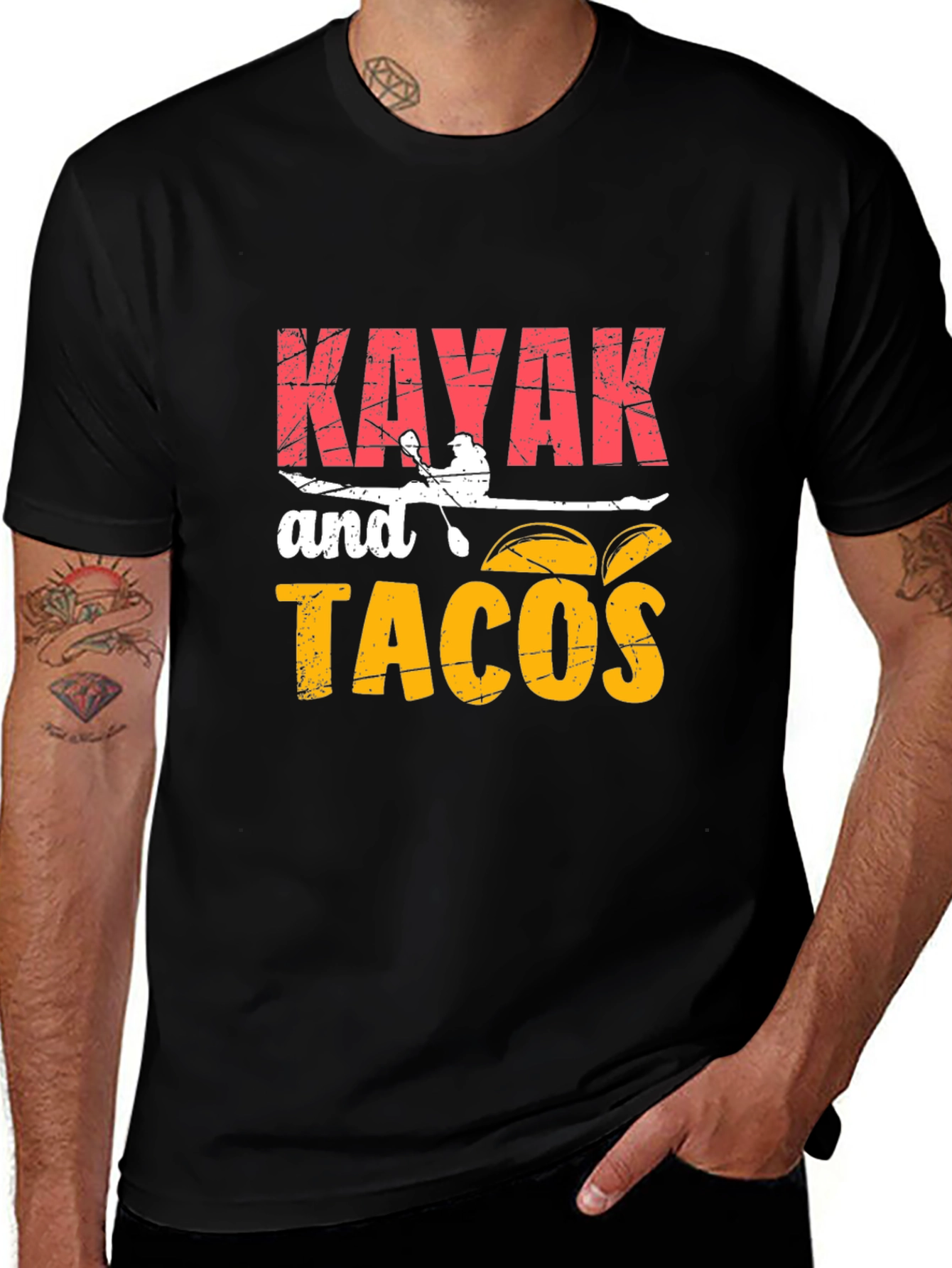 Kayak and Tacos Graphic T-Shirt