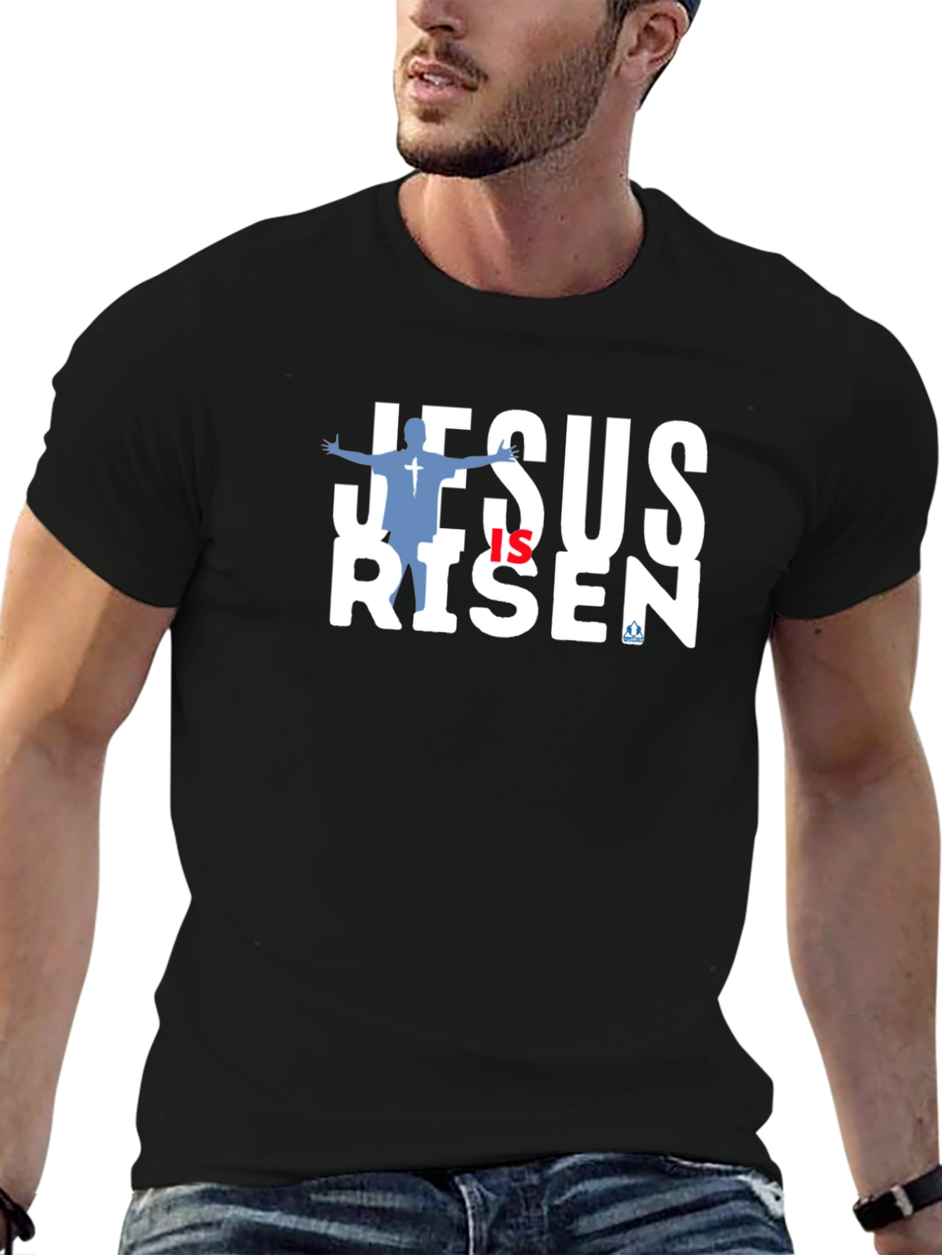 Jesus Is Risen Graphic Tee - Christian Apparel