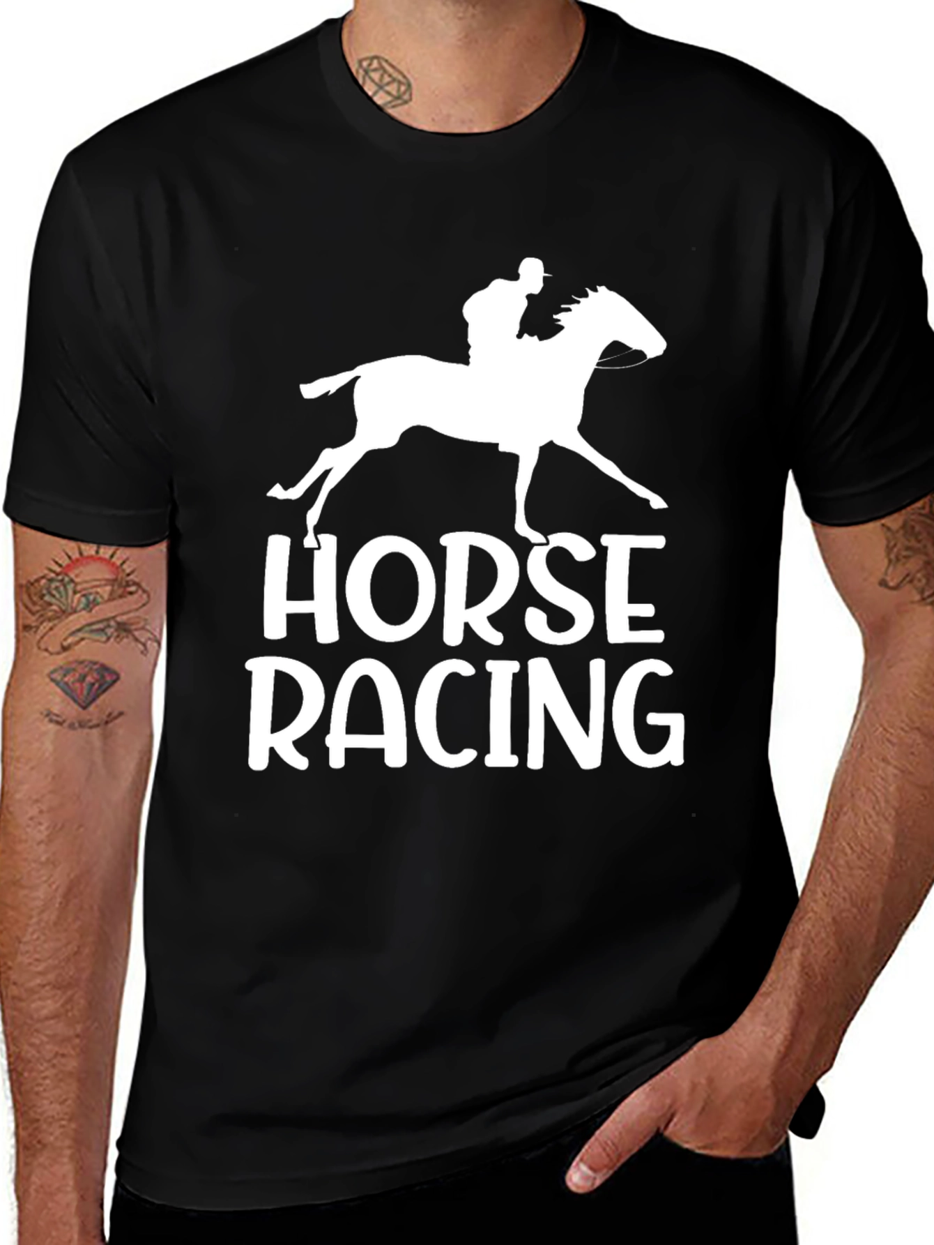 Horse Racing T-Shirt - Jockey Graphic Tee