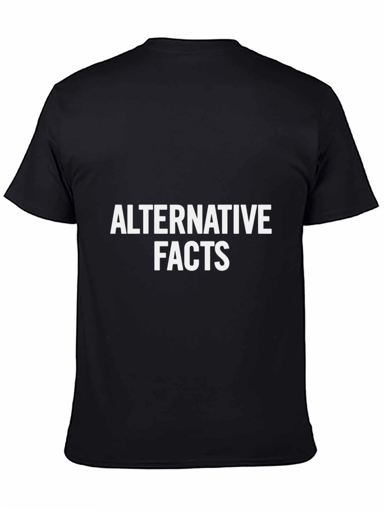 Alternative Facts Graphic T-Shirt - Black Cotton Tee