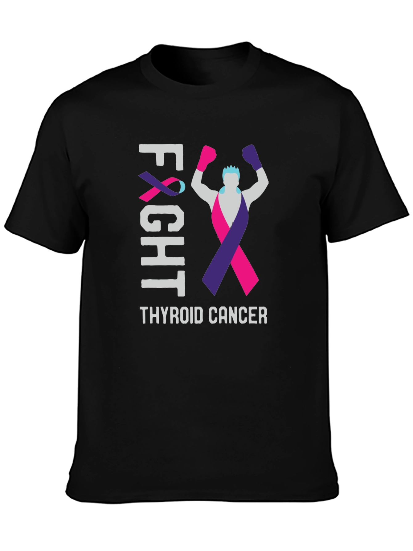 Thyroid Cancer Awareness Fight T-Shirt