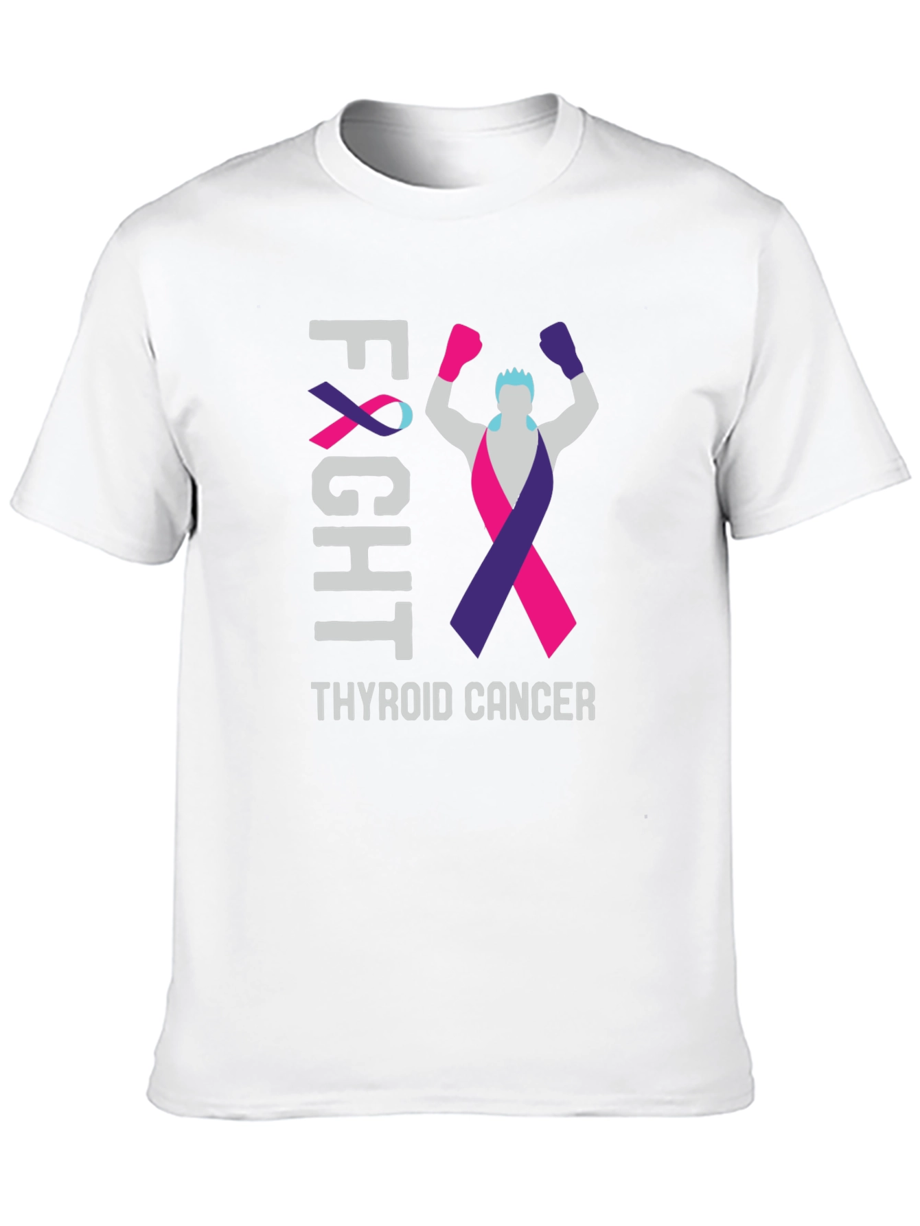 Thyroid Cancer Awareness Fight T-Shirt