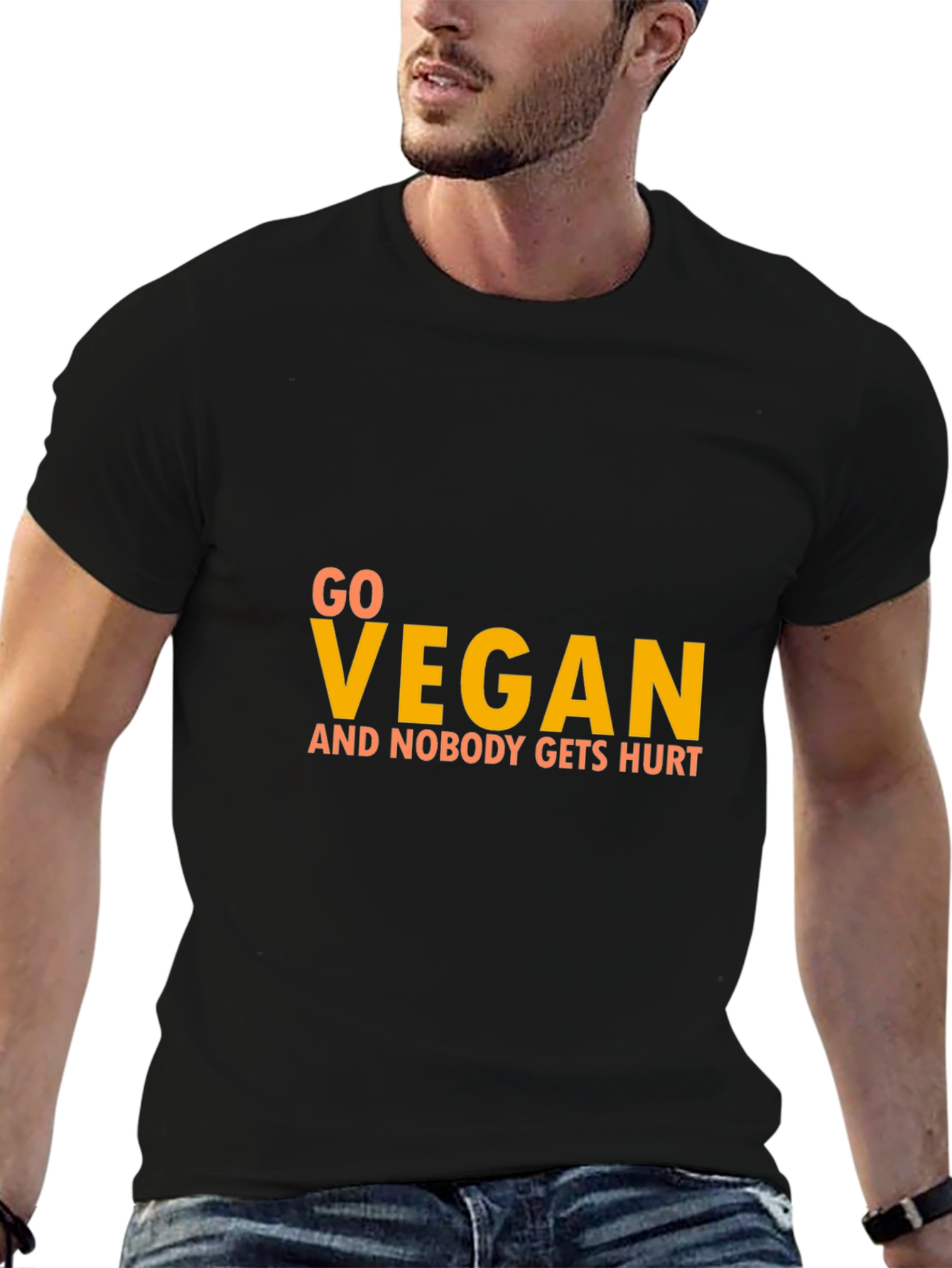 Go Vegan Graphic T-Shirt