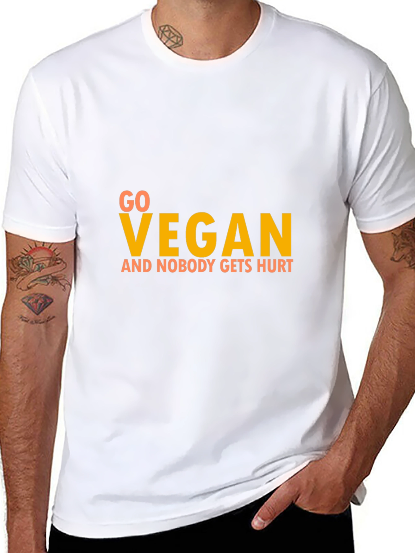 Go Vegan Graphic T-Shirt