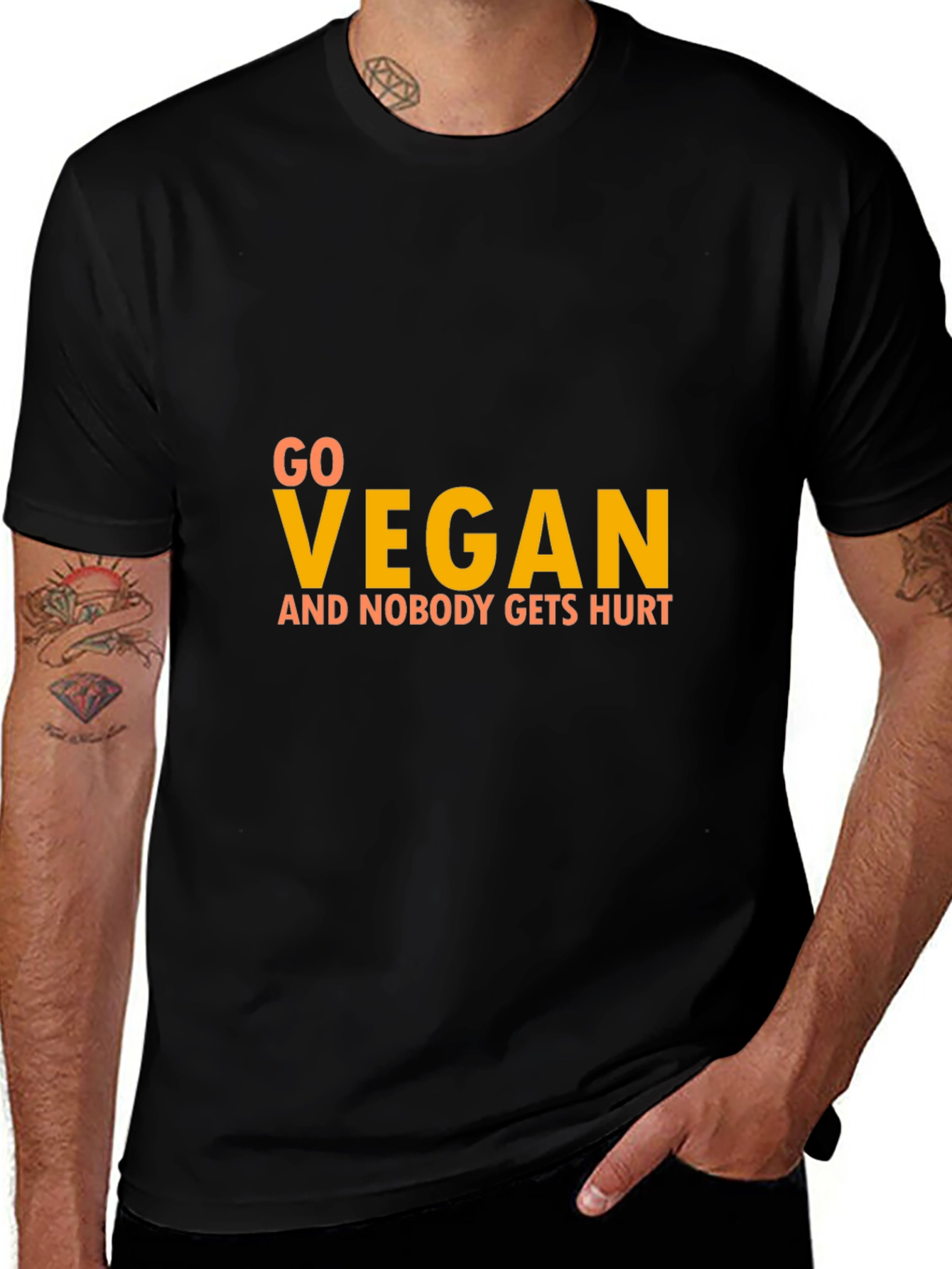 Go Vegan Graphic T-Shirt