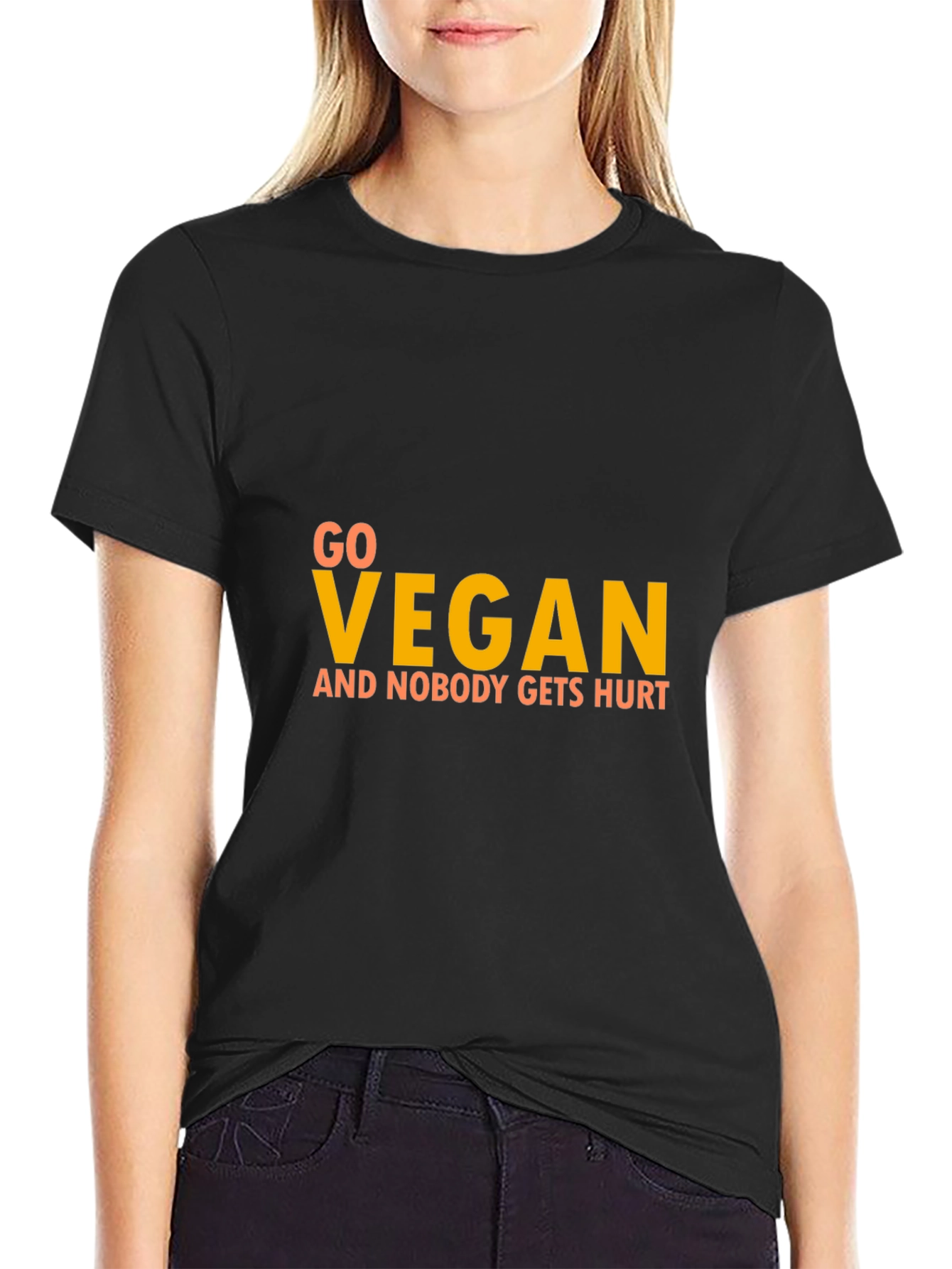 Go Vegan Graphic T-Shirt