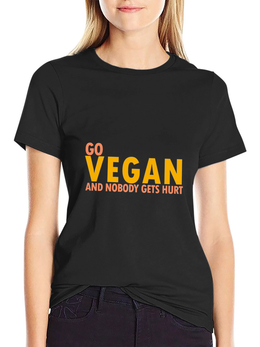 Go Vegan Graphic T-Shirt