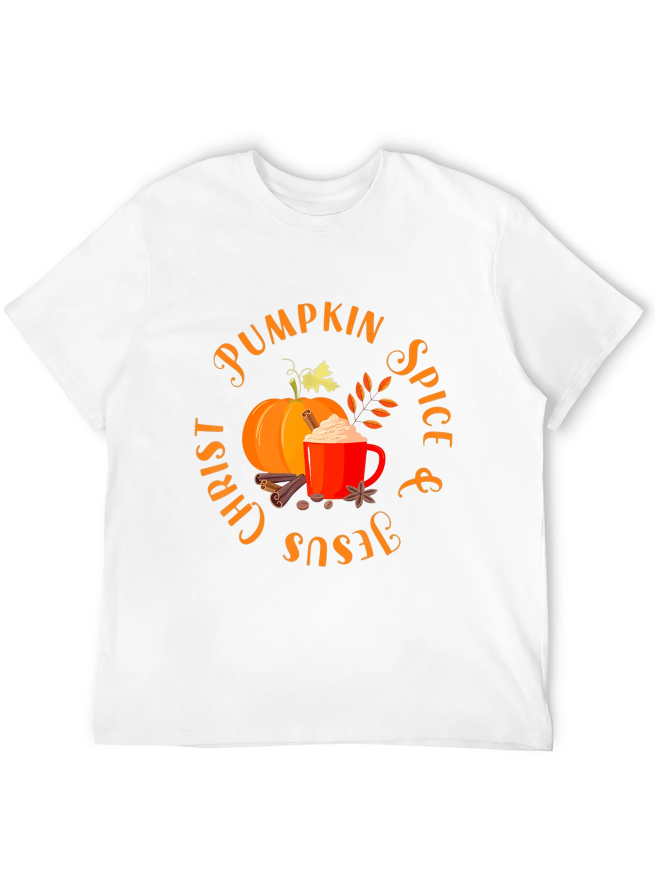 Pumpkin Spice Christ & Jesus Shirt