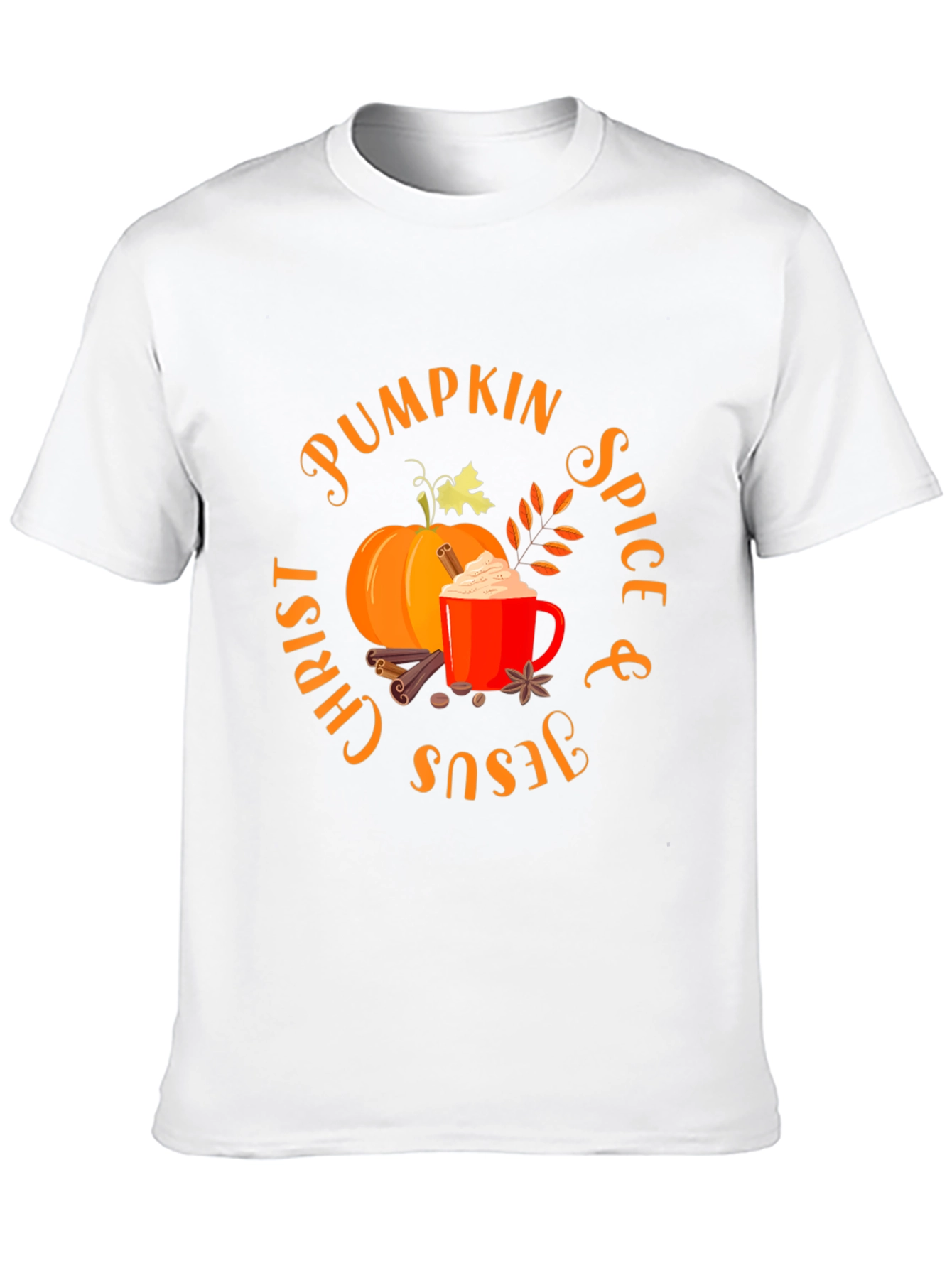 Pumpkin Spice Christ & Jesus Shirt