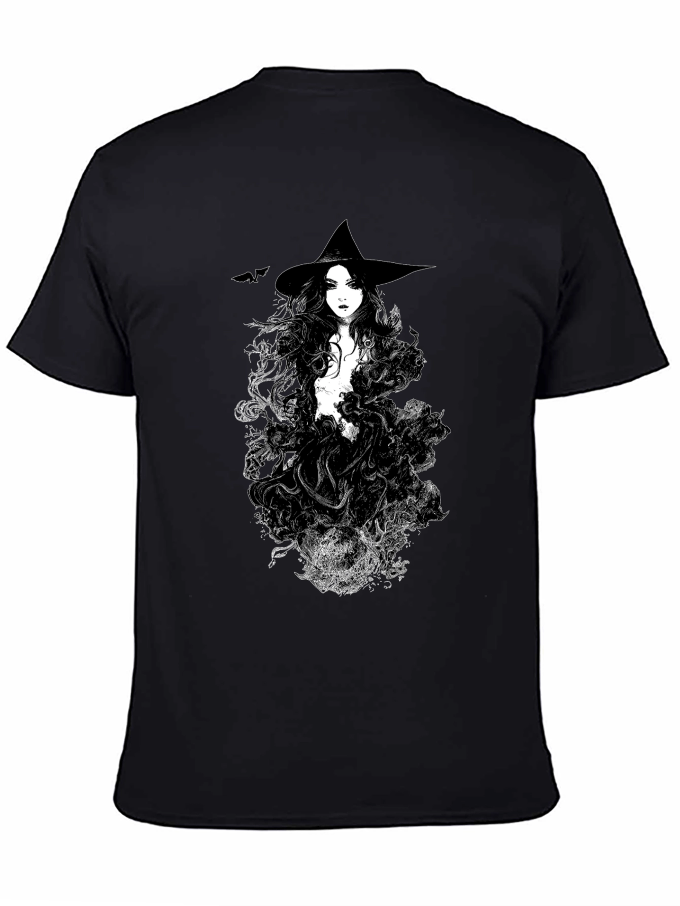 Witch Graphic Black T-Shirt