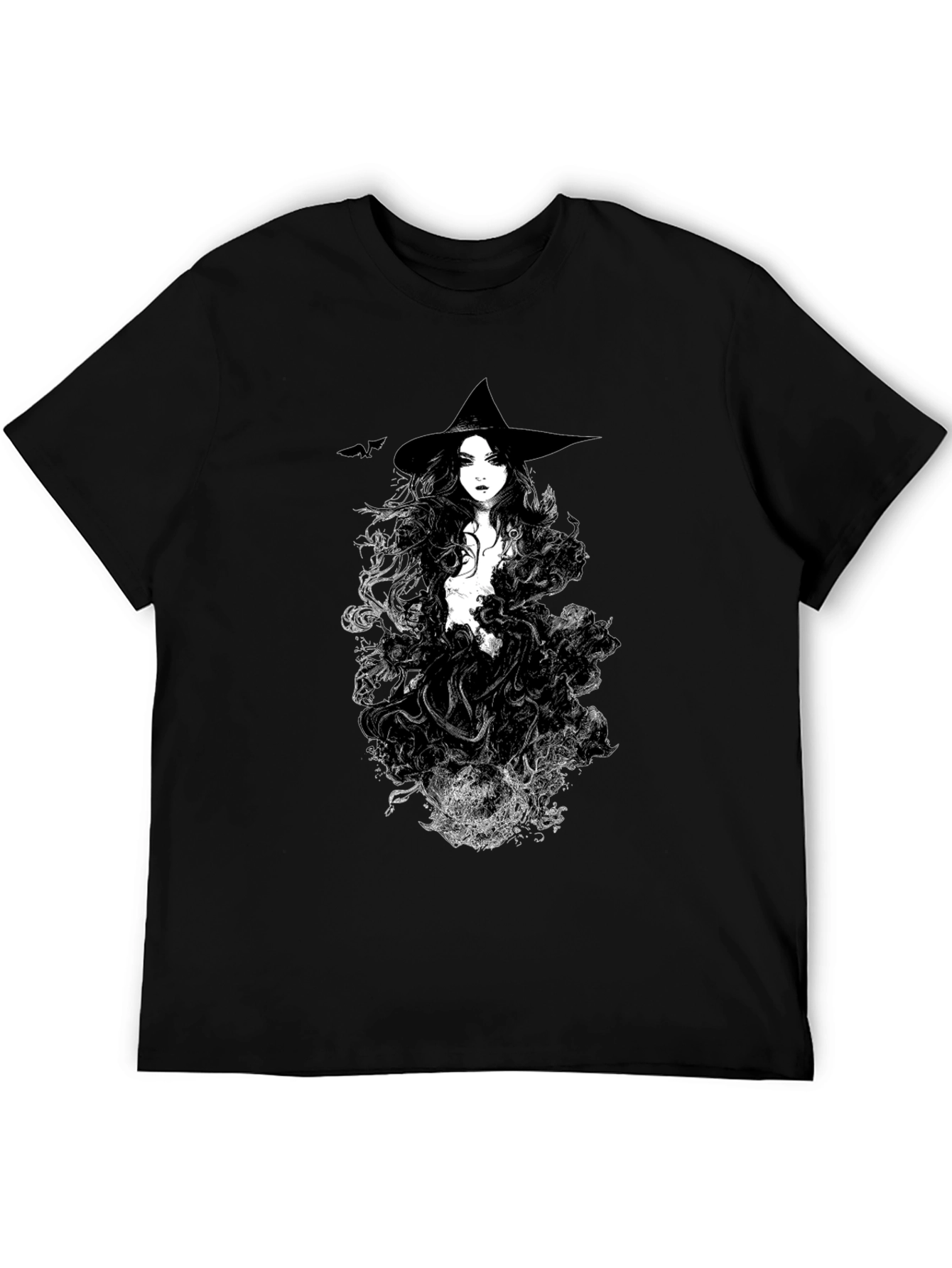 Witch Graphic Black T-Shirt