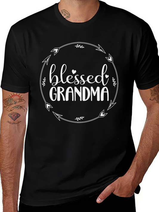 Blessed Grandma Graphic Tee - Unisex Black T-Shirt