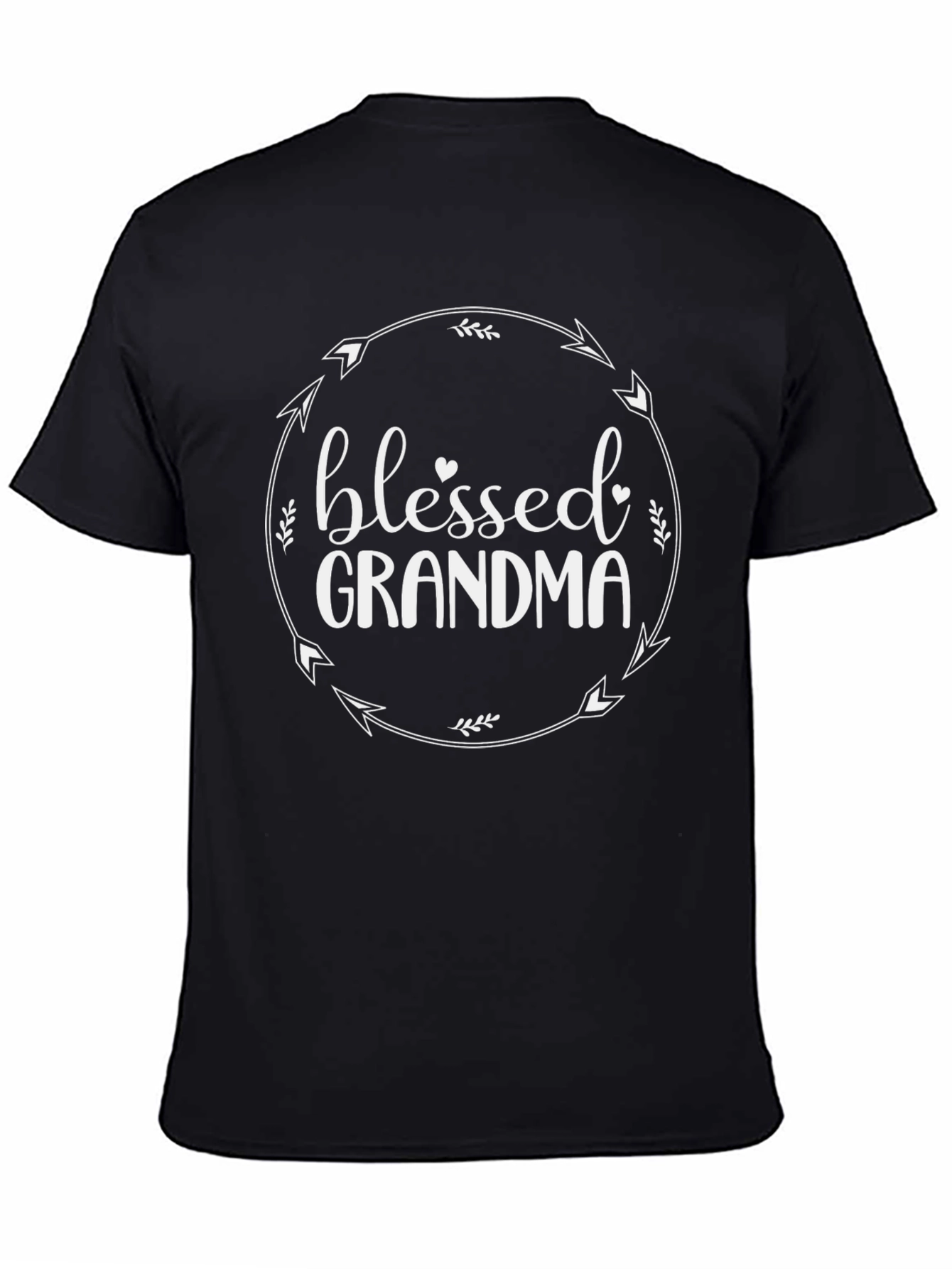 Blessed Grandma Graphic Tee - Unisex Black T-Shirt
