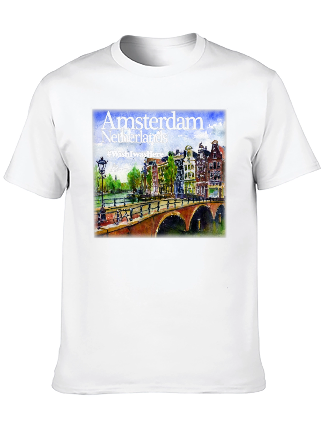 Amsterdam Netherlands #WishIWasHere Graphic T-Shirt