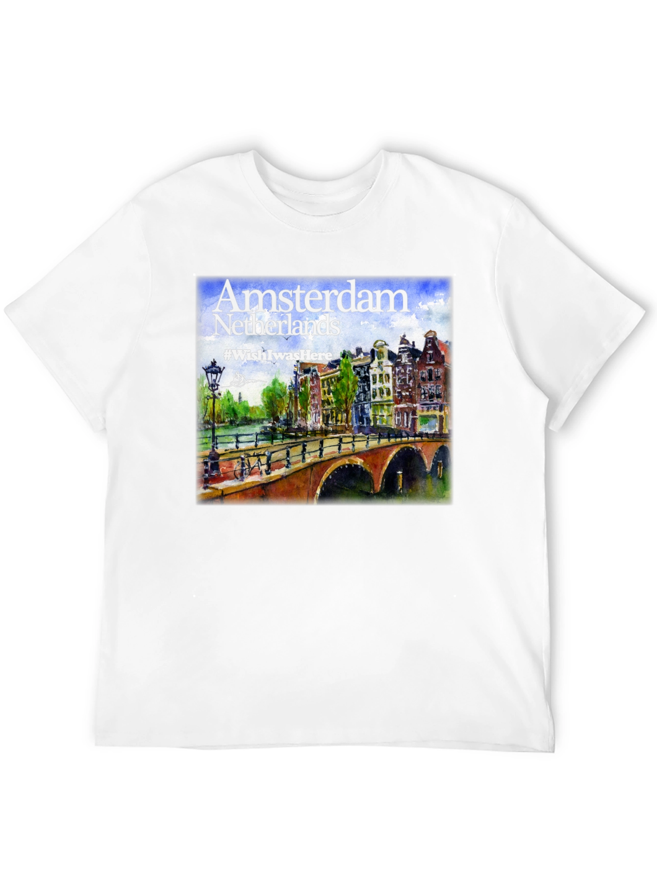 Amsterdam Netherlands #WishIWasHere Graphic T-Shirt