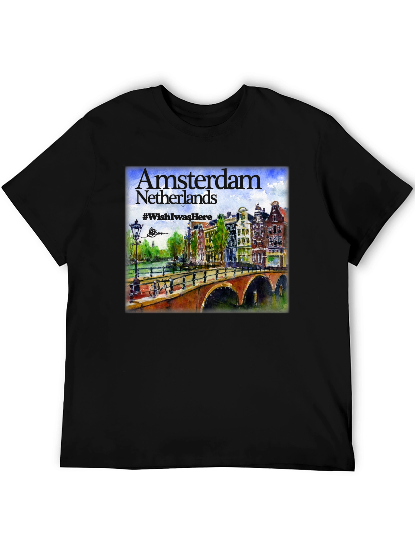 Amsterdam Netherlands #WishIWasHere Graphic T-Shirt