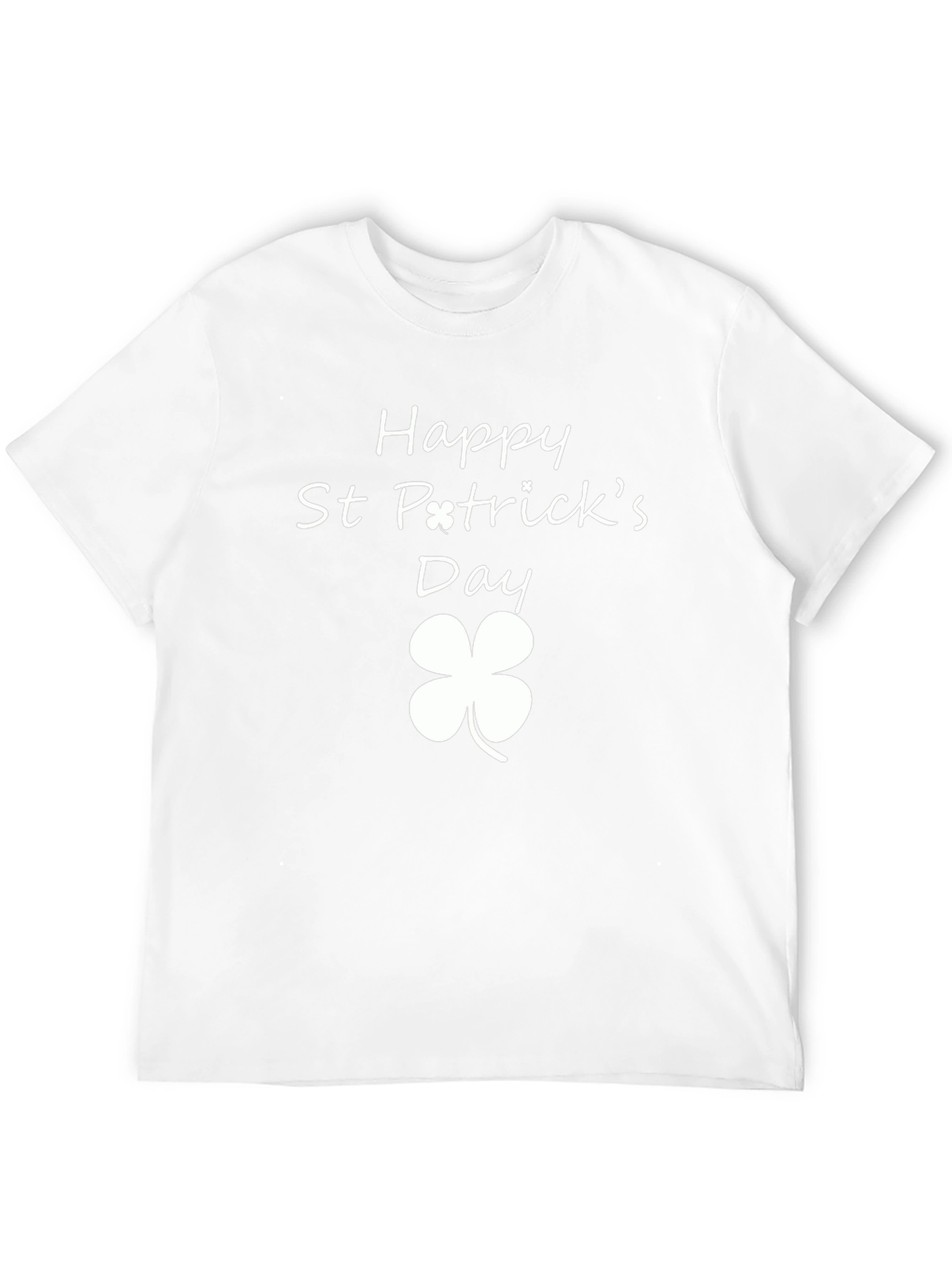 Happy St. Patricks Day Black T-Shirt