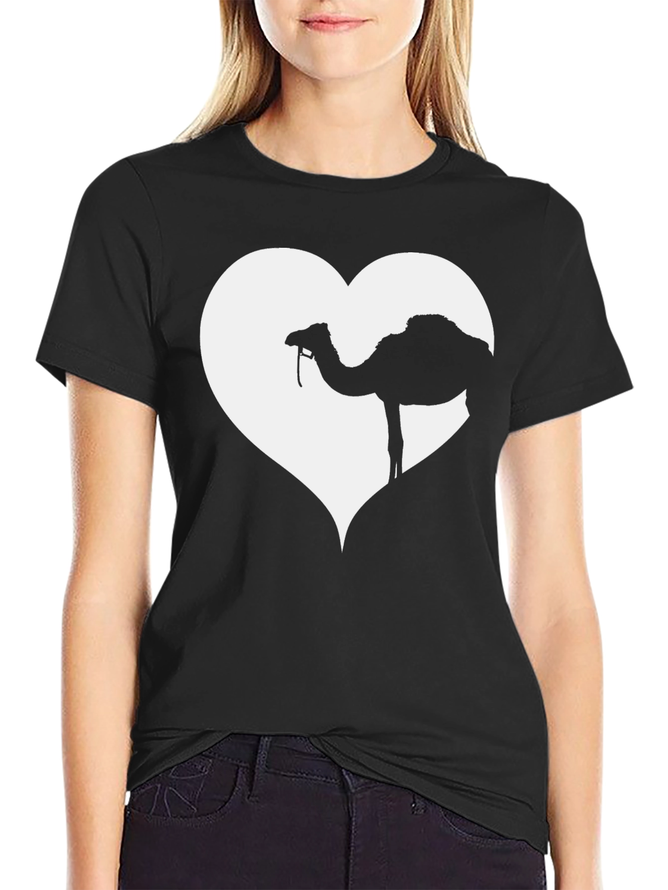 Camel Heart Graphic T-Shirt