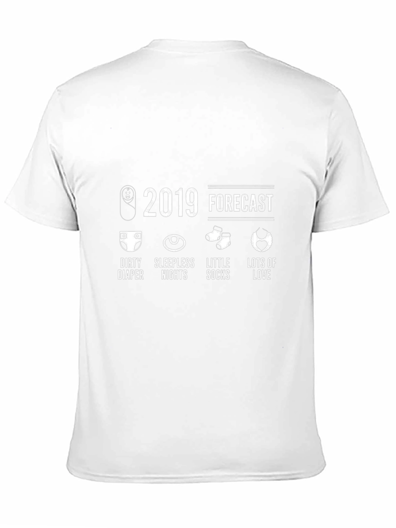 2019 Forecast Baby T-Shirt - New Parent Gift