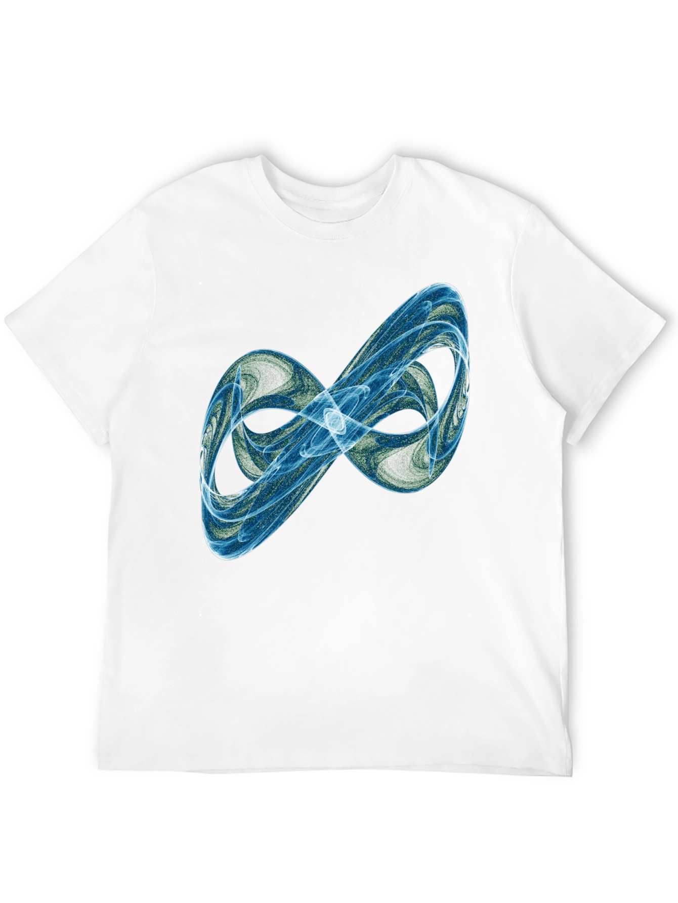 Abstract Infinity Black T-Shirt