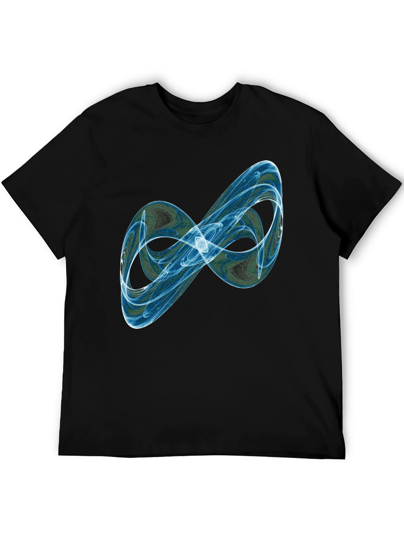 Abstract Infinity Black T-Shirt
