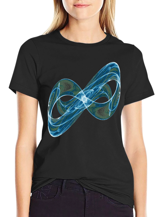 Abstract Infinity Black T-Shirt