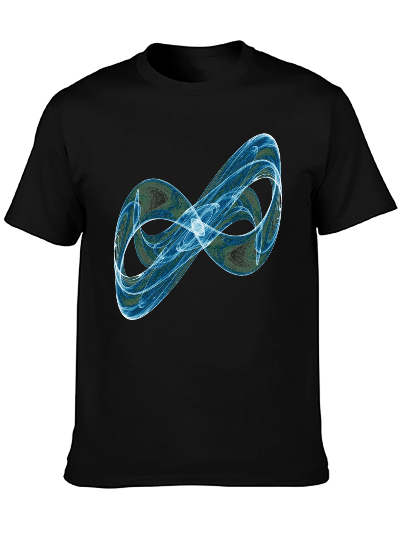 Abstract Infinity Black T-Shirt