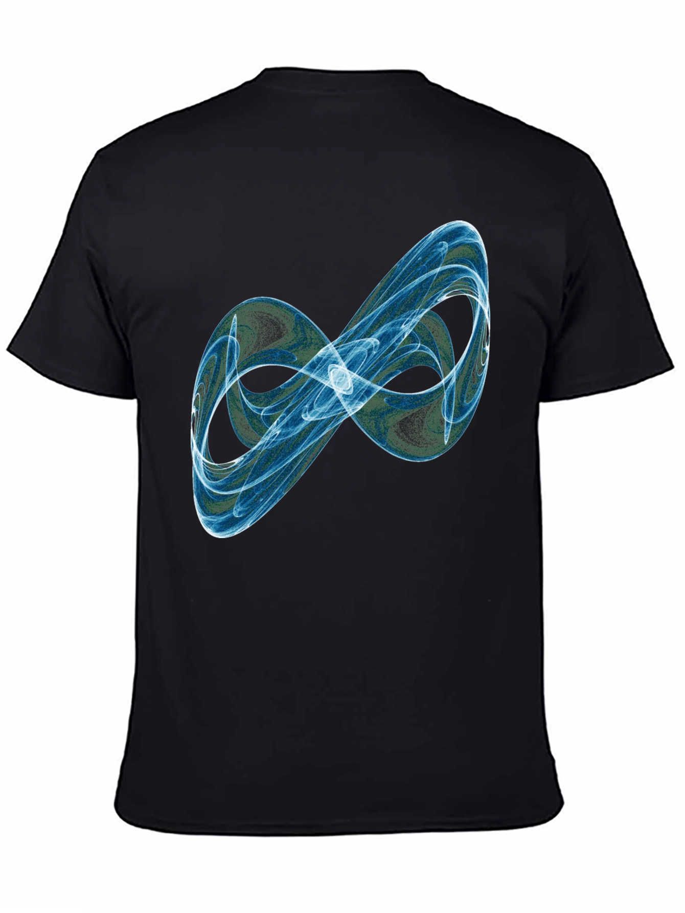 Abstract Infinity Black T-Shirt