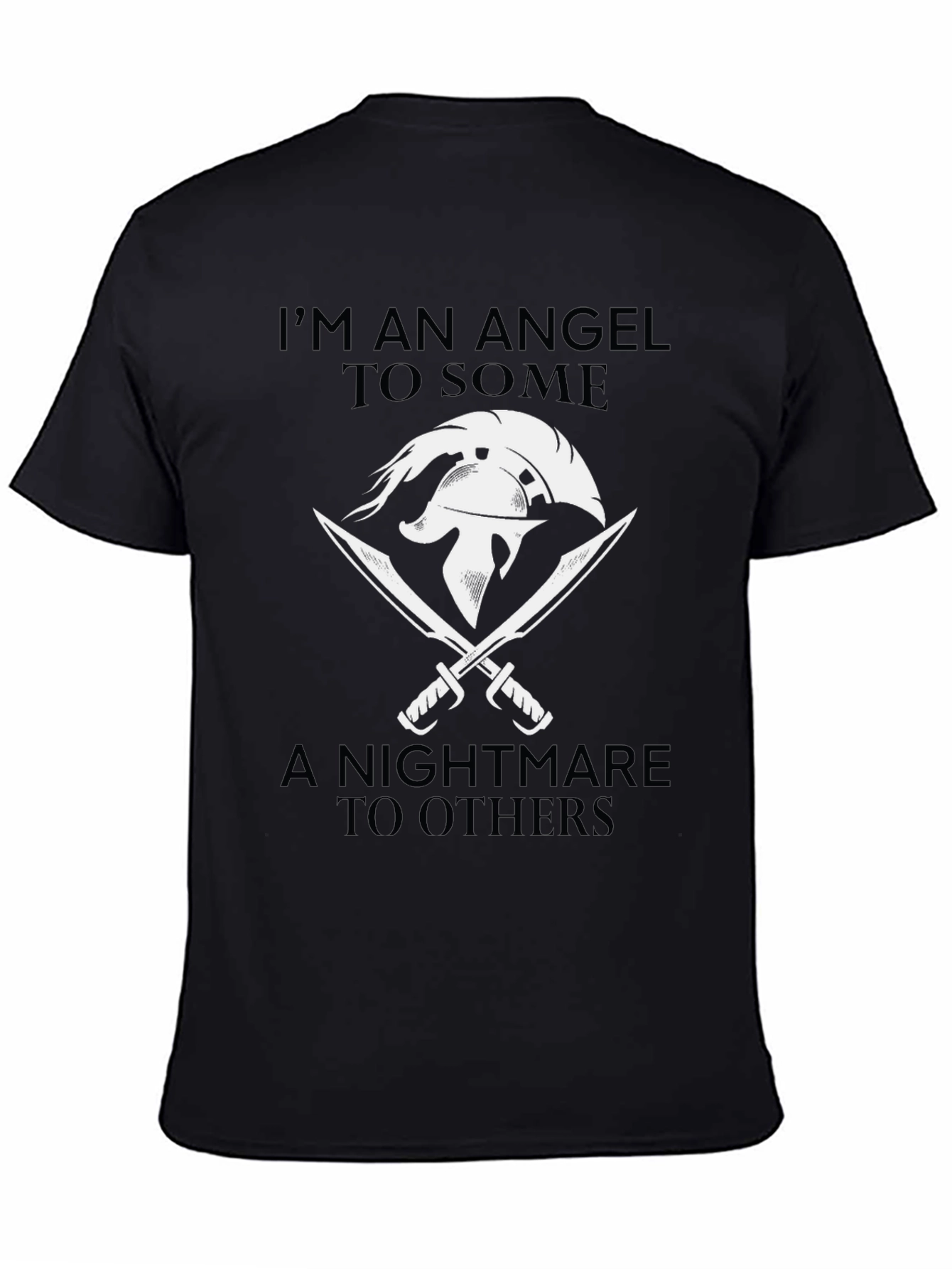 Angel Nightmare Graphic T-Shirt - Mens Black Tee