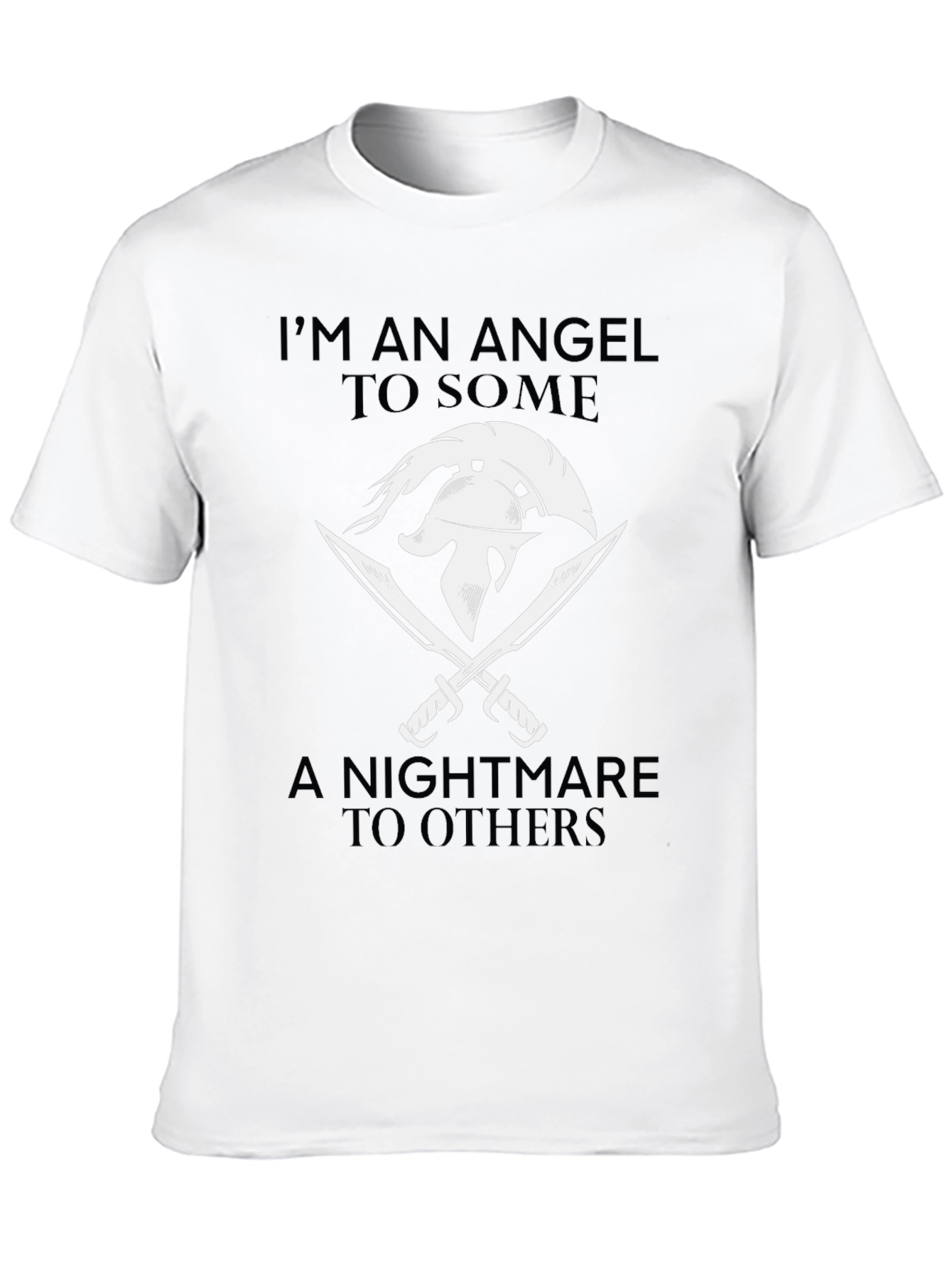 Angel Nightmare Graphic T-Shirt - Mens Black Tee