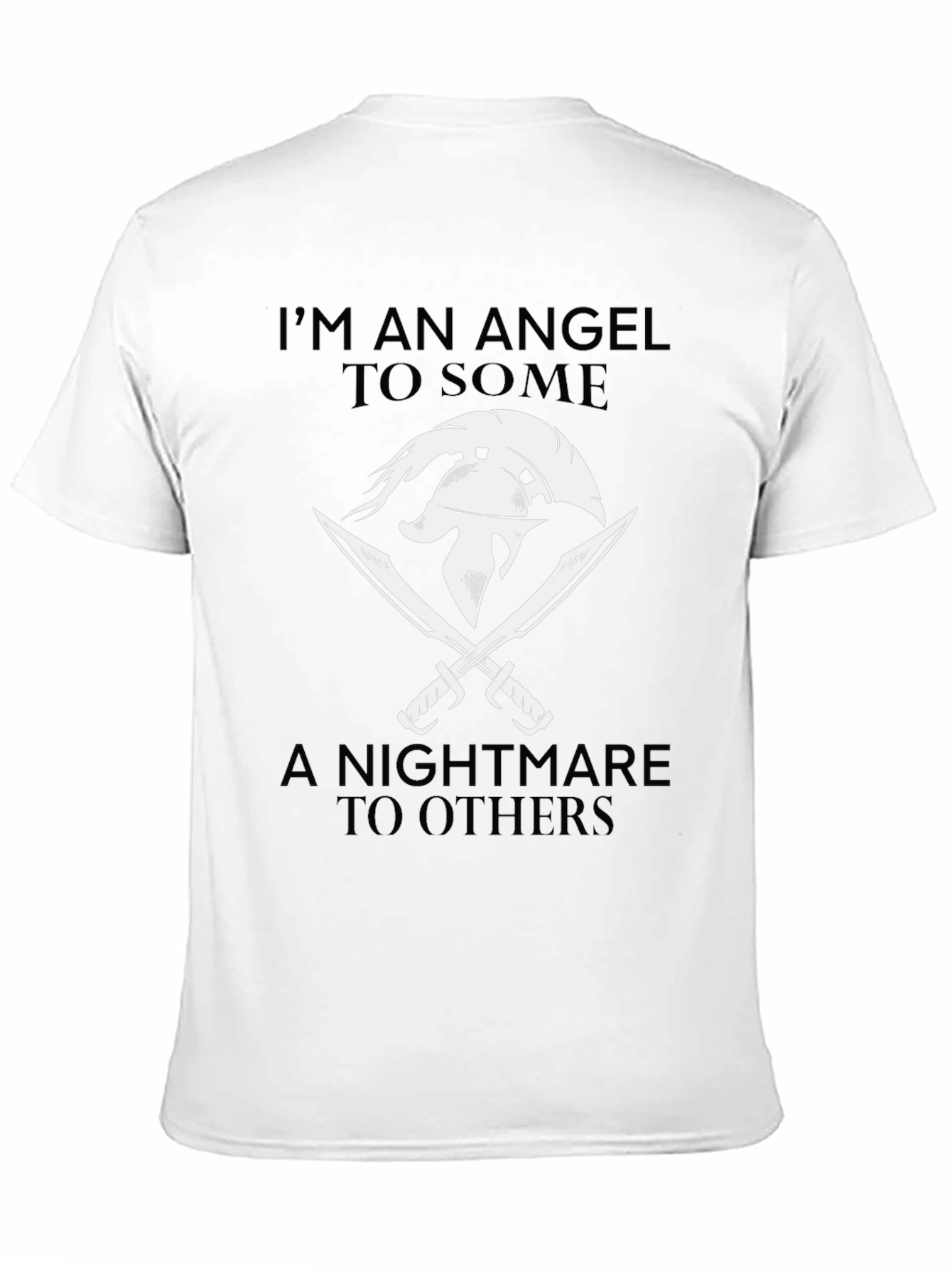 Angel Nightmare Graphic T-Shirt - Mens Black Tee