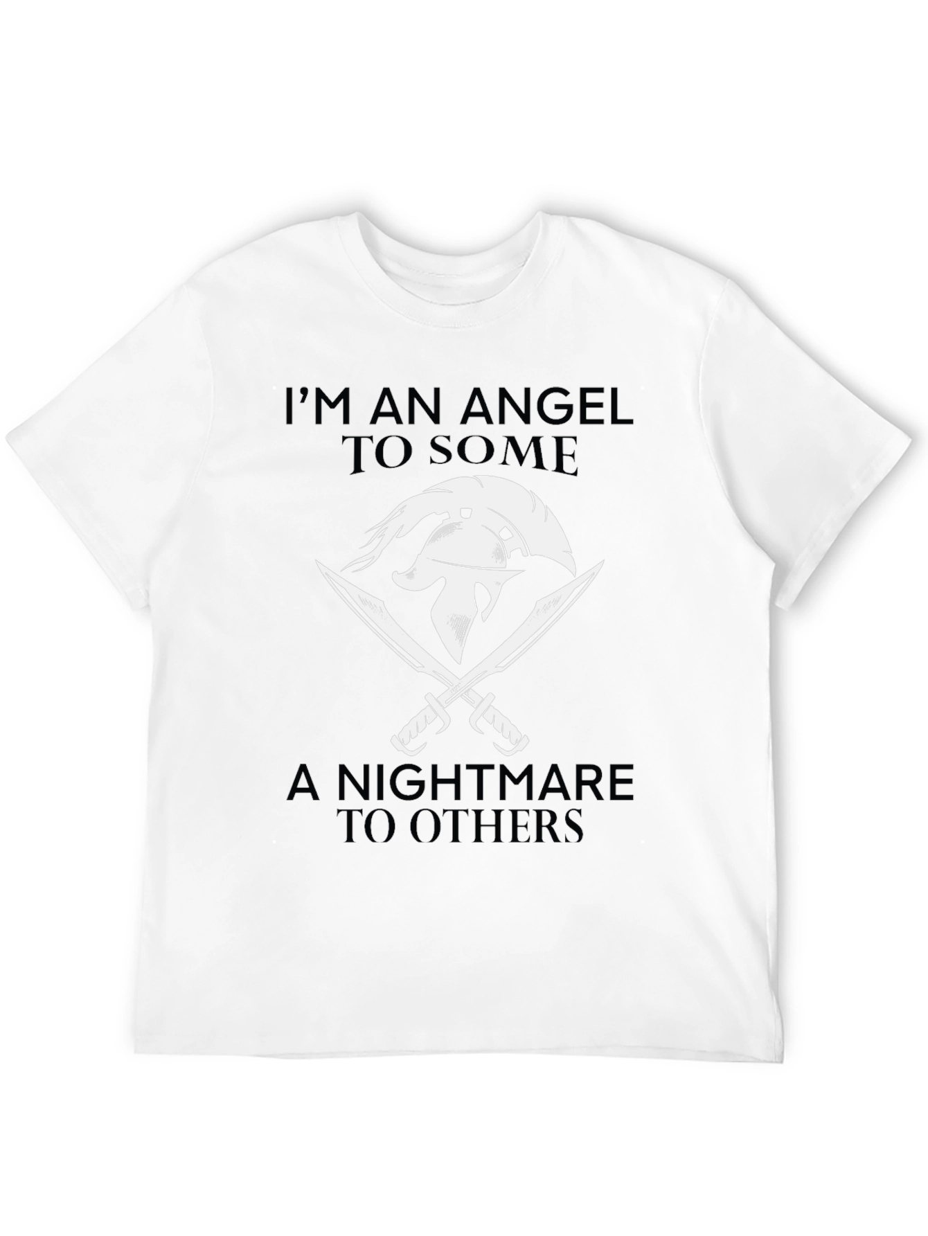 Angel Nightmare Graphic T-Shirt - Mens Black Tee