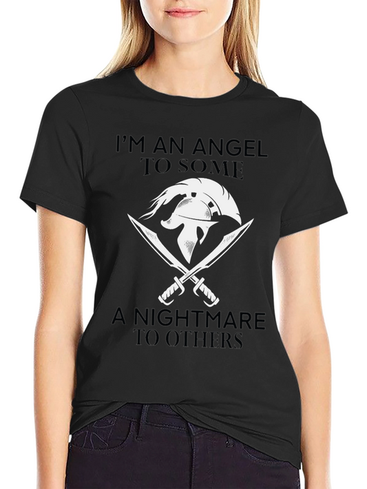Angel Nightmare Graphic T-Shirt - Mens Black Tee