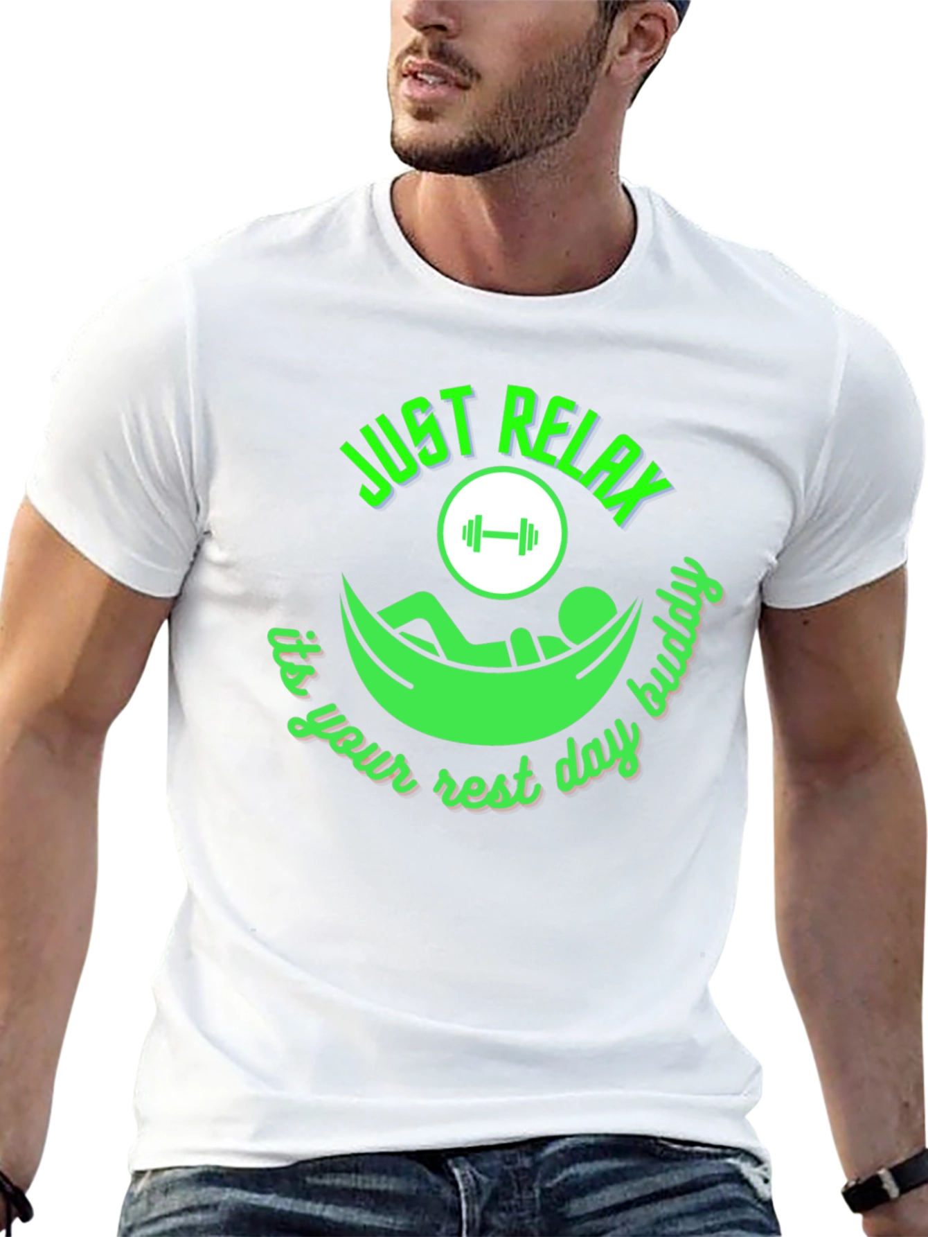 Just Relax Rest Day Graphic T-Shirt