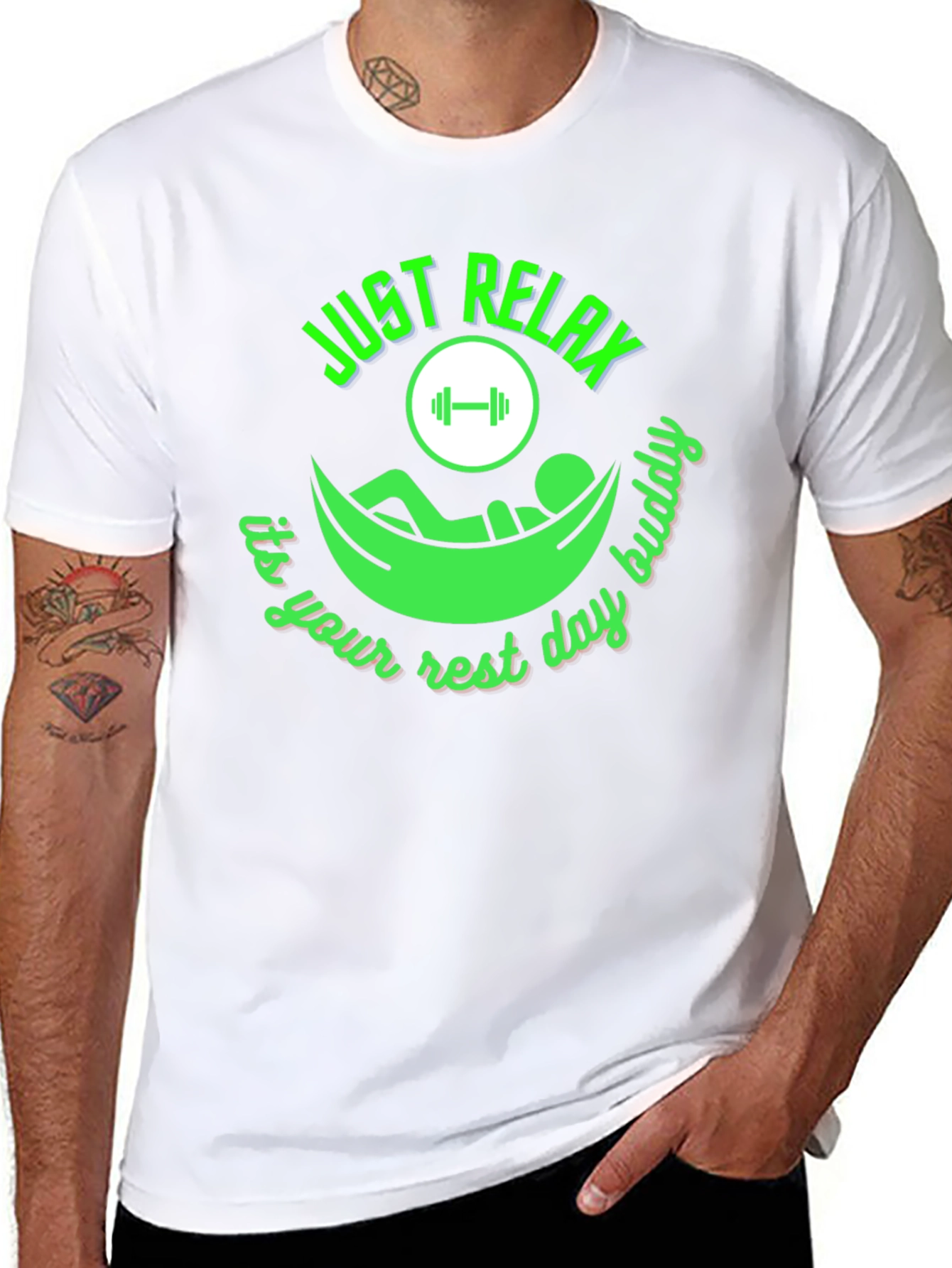 Just Relax Rest Day Graphic T-Shirt