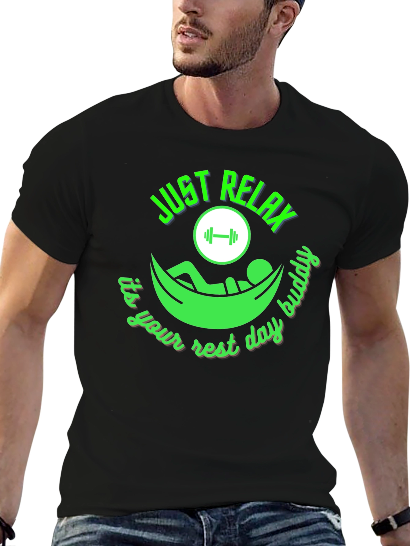 Just Relax Rest Day Graphic T-Shirt