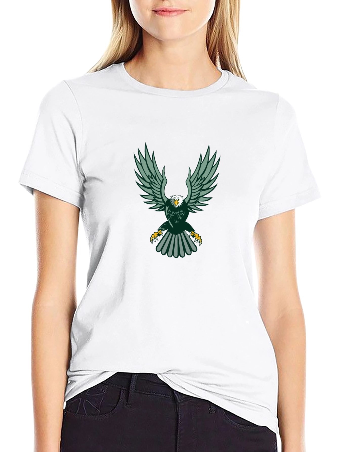 Eagle Graphic Black Tee - Stylish & Bold Design