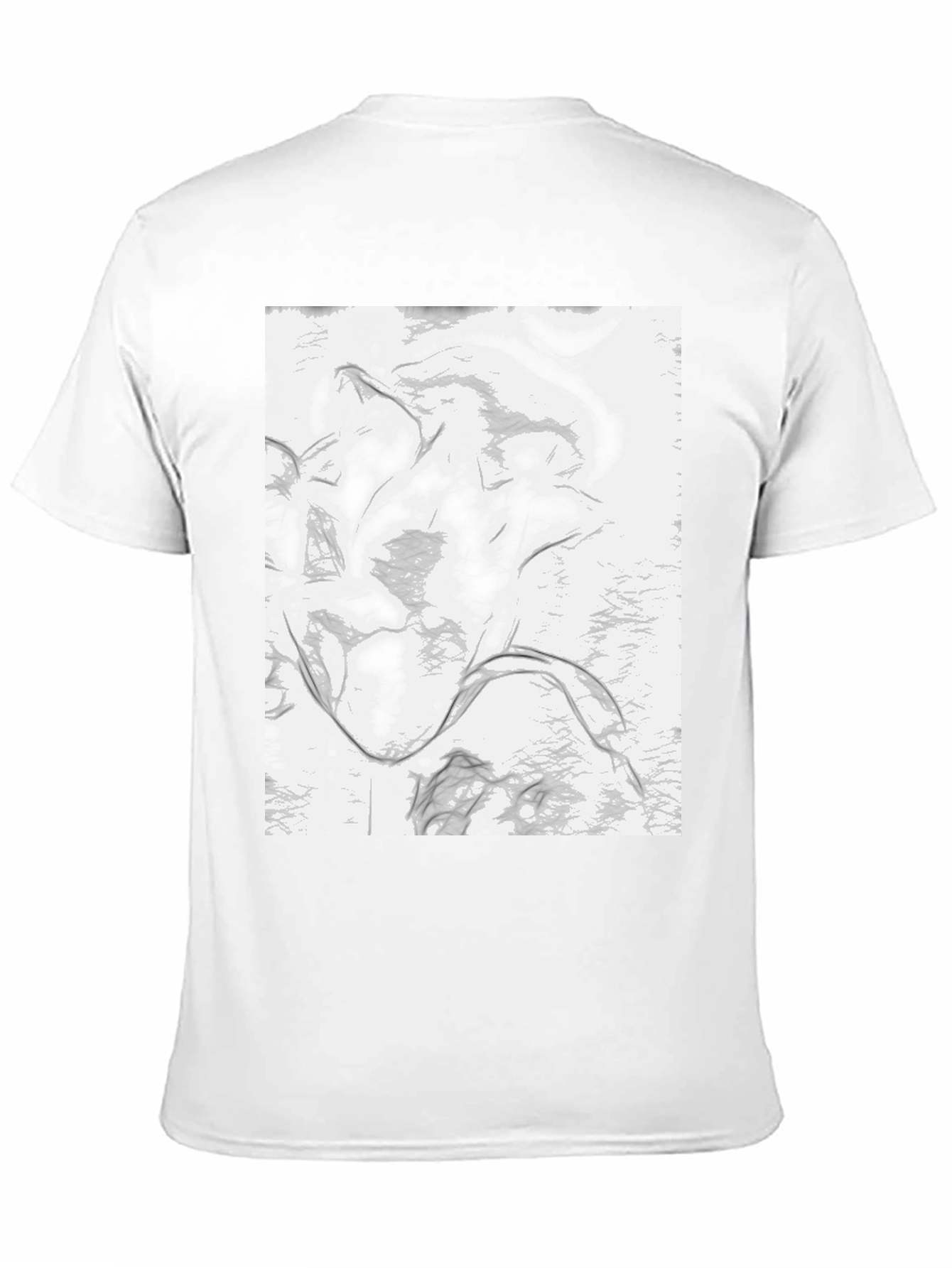 Abstract Design Black T-Shirt