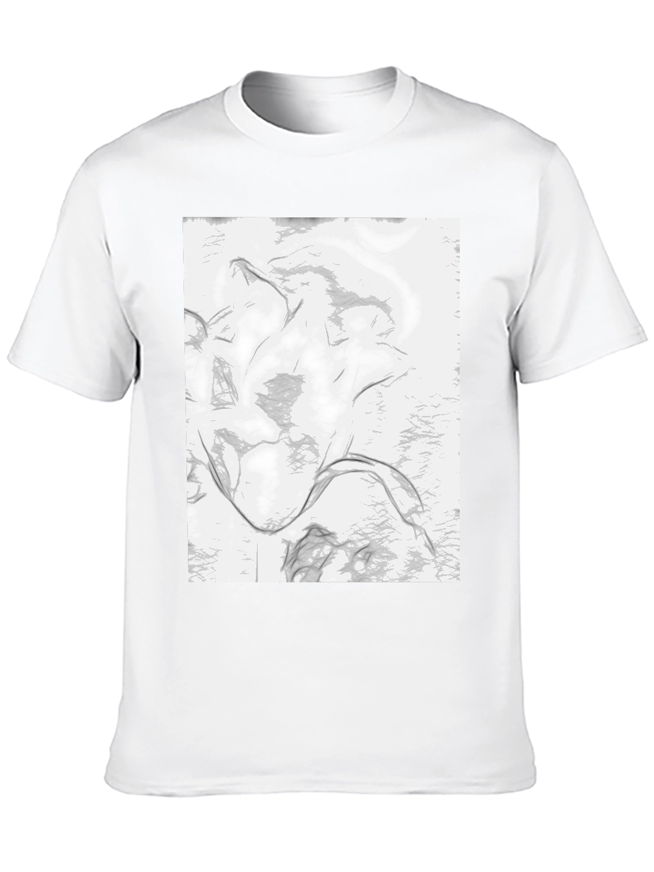 Abstract Design Black T-Shirt
