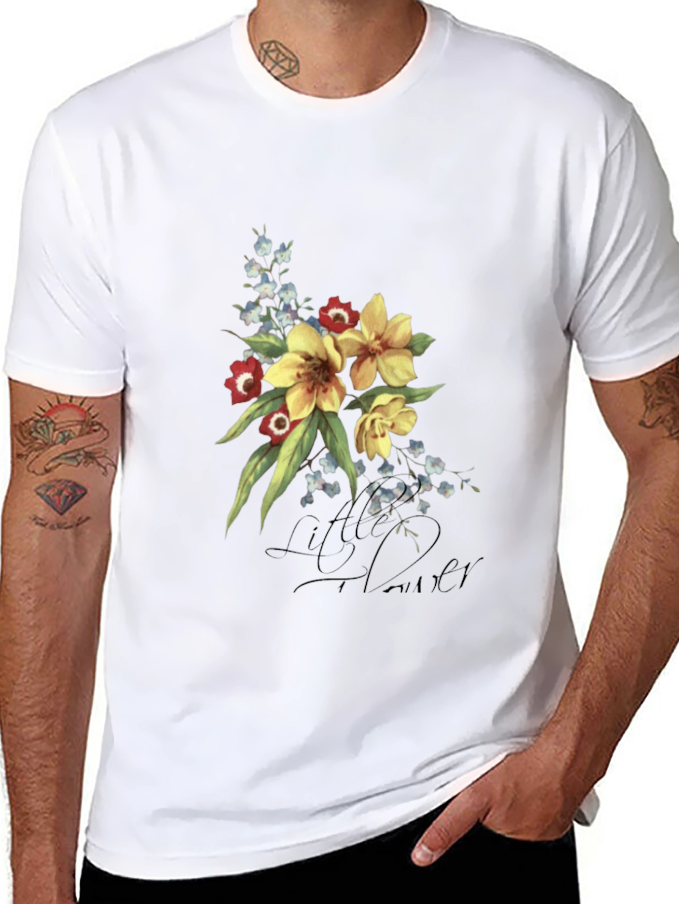 Floral Bouquet Graphic T-Shirt