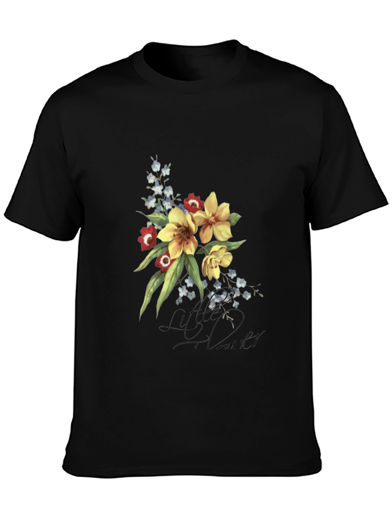 Floral Bouquet Graphic T-Shirt