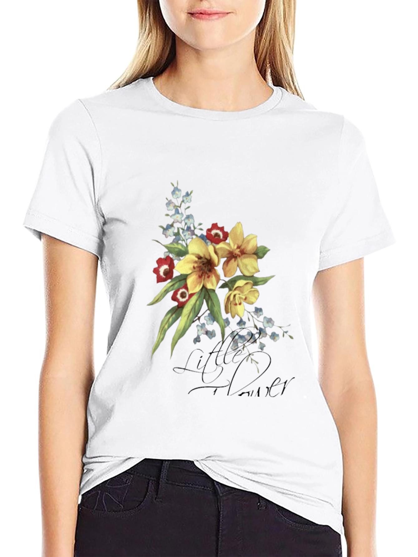 Floral Bouquet Graphic T-Shirt