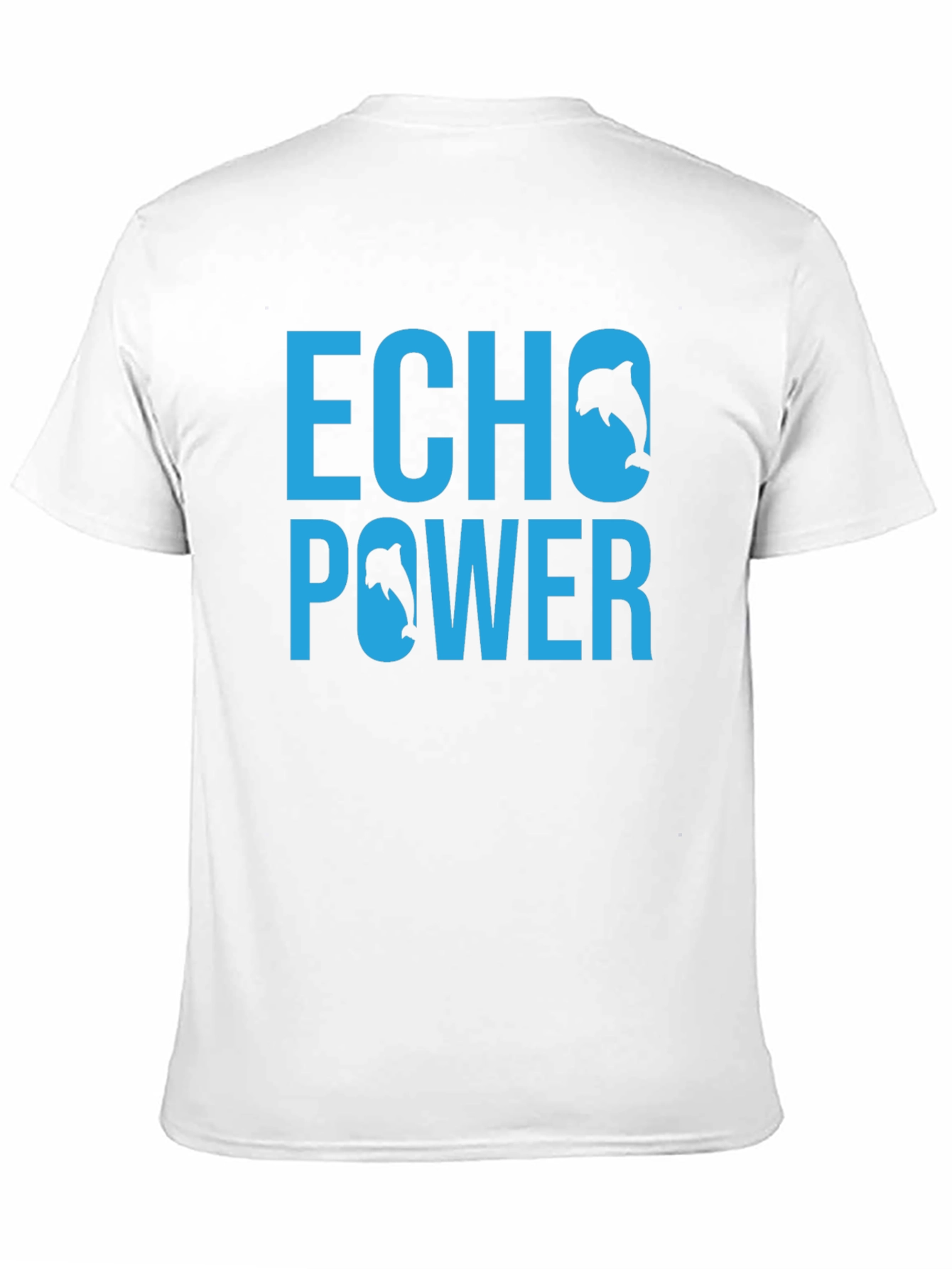 Echo Power Dolphin Graphic T-Shirt - Black