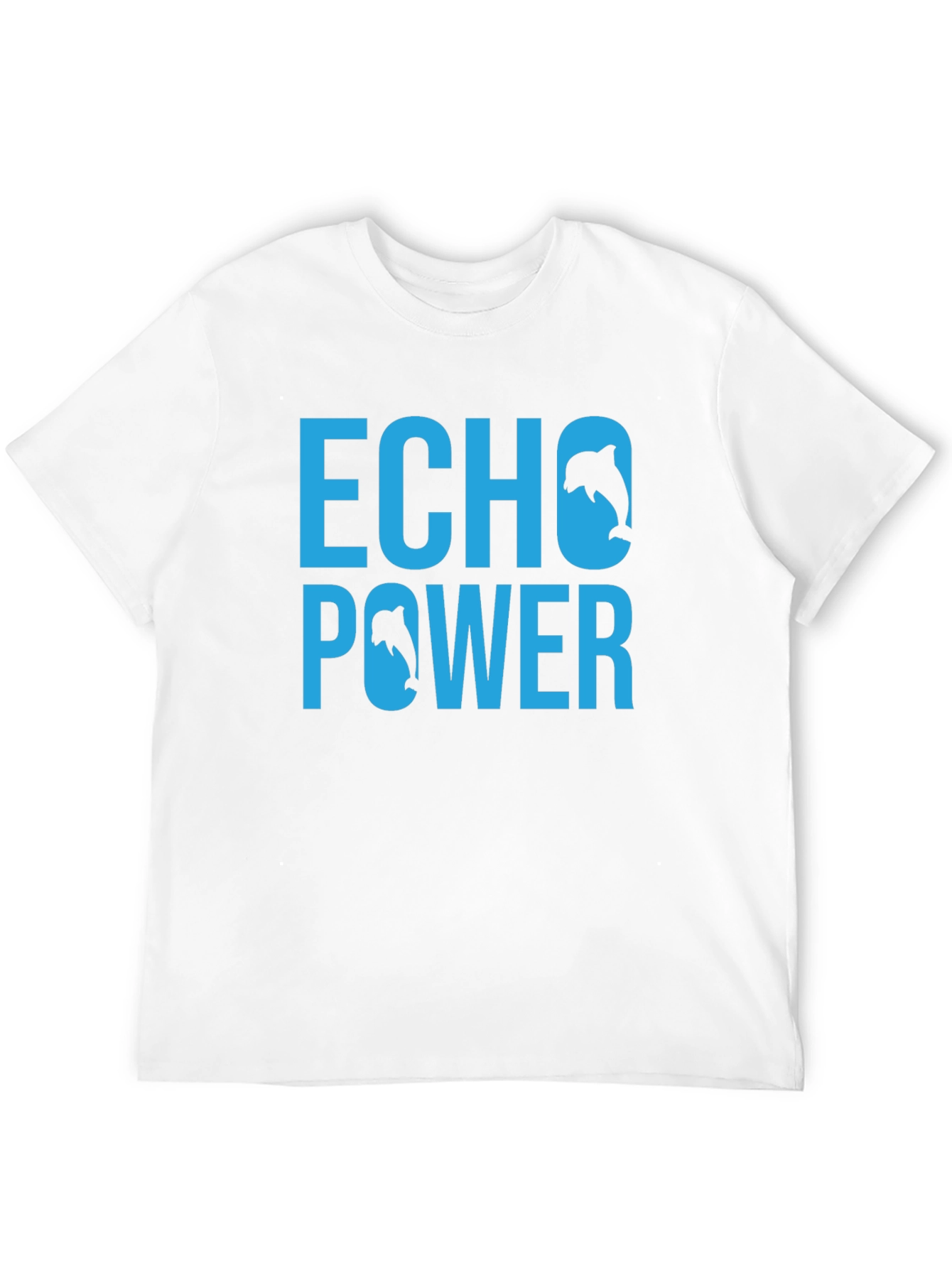 Echo Power Dolphin Graphic T-Shirt - Black
