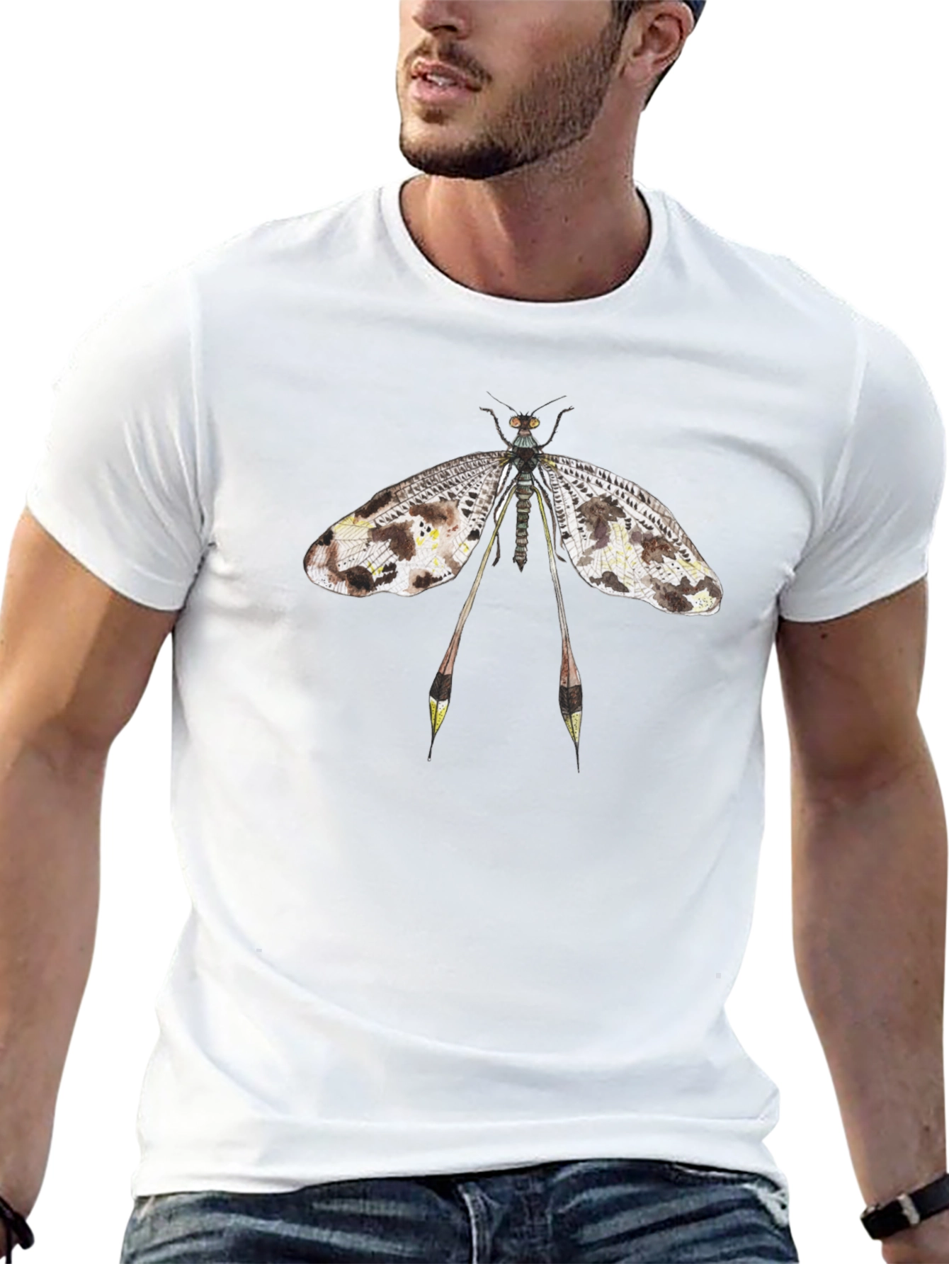 Dobsonfly Graphic Tee - Insect Lover T-Shirt