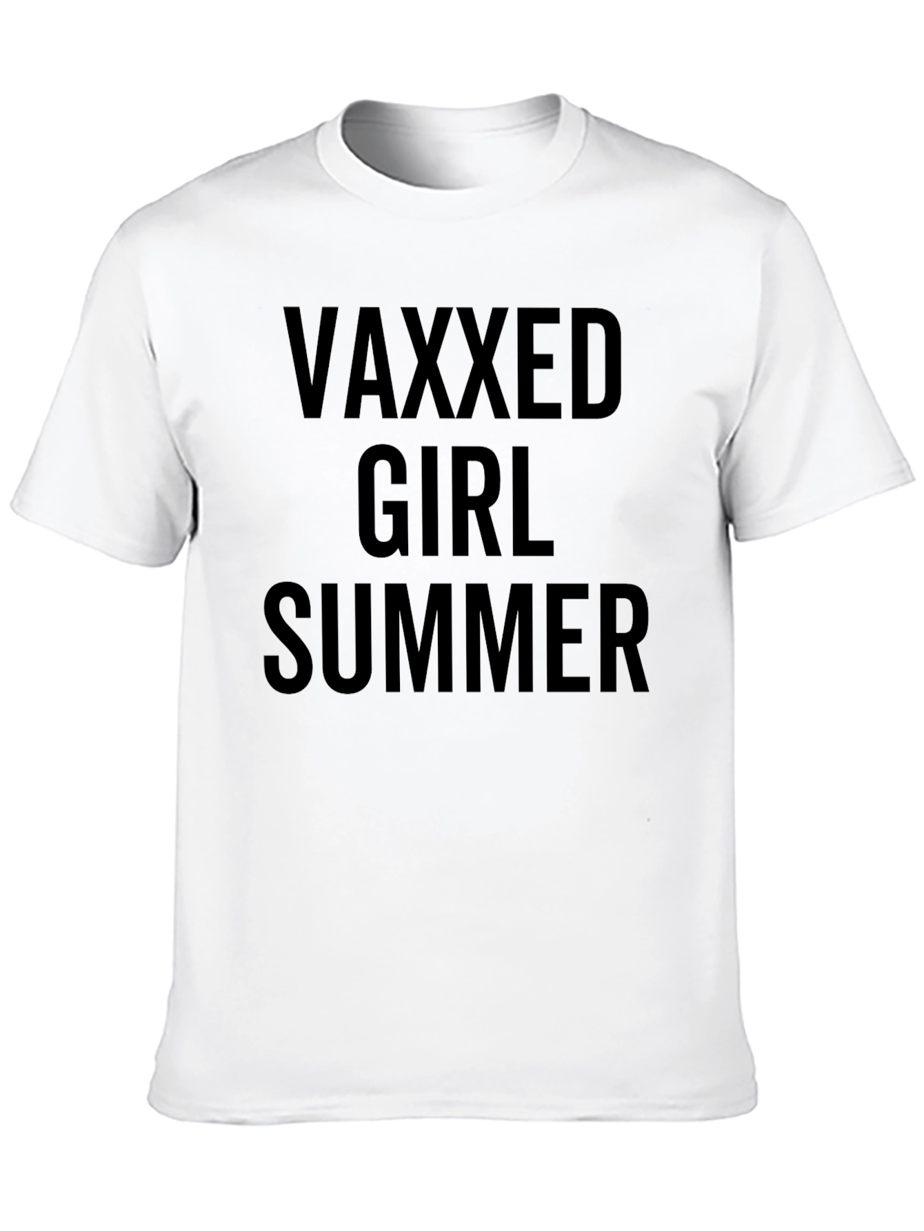 Vaxxed Girl Summer T-Shirt - Black