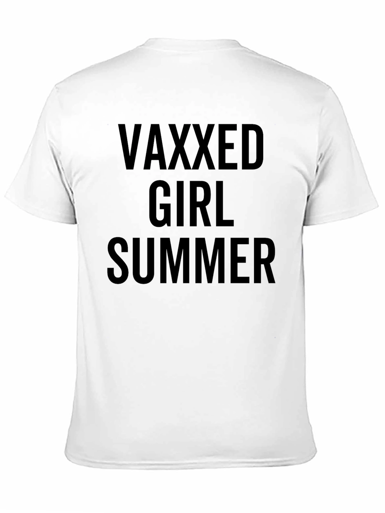 Vaxxed Girl Summer T-Shirt - Black