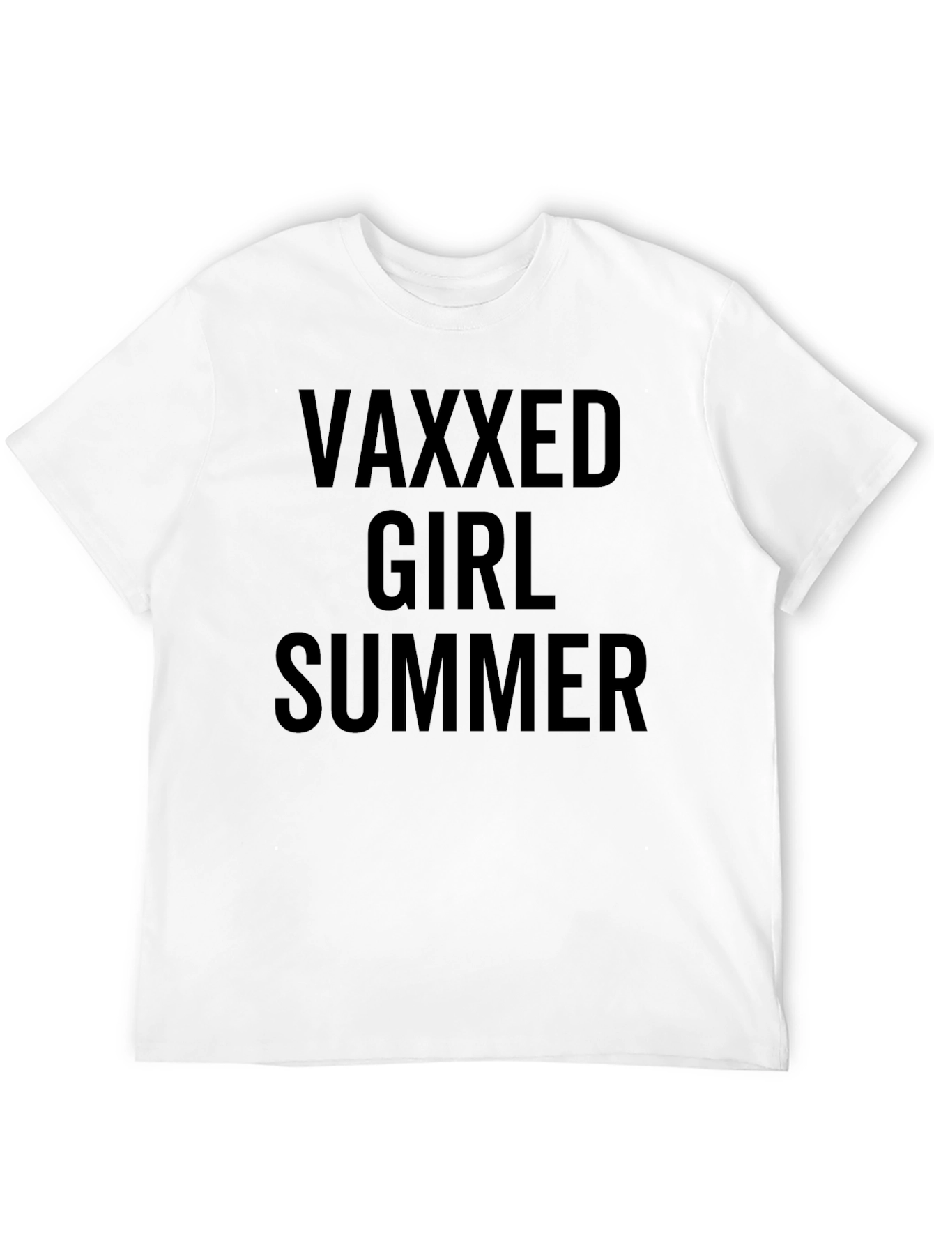 Vaxxed Girl Summer T-Shirt - Black
