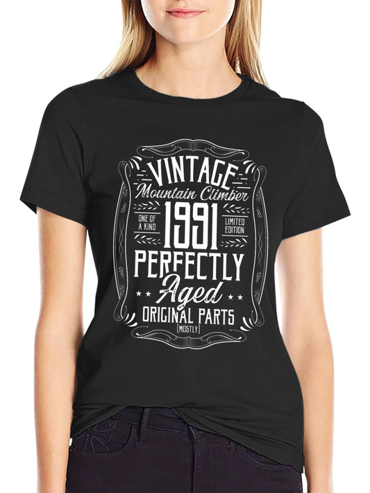 Vintage Mountain Climber 1991 Perfectly Aged T-Shirt